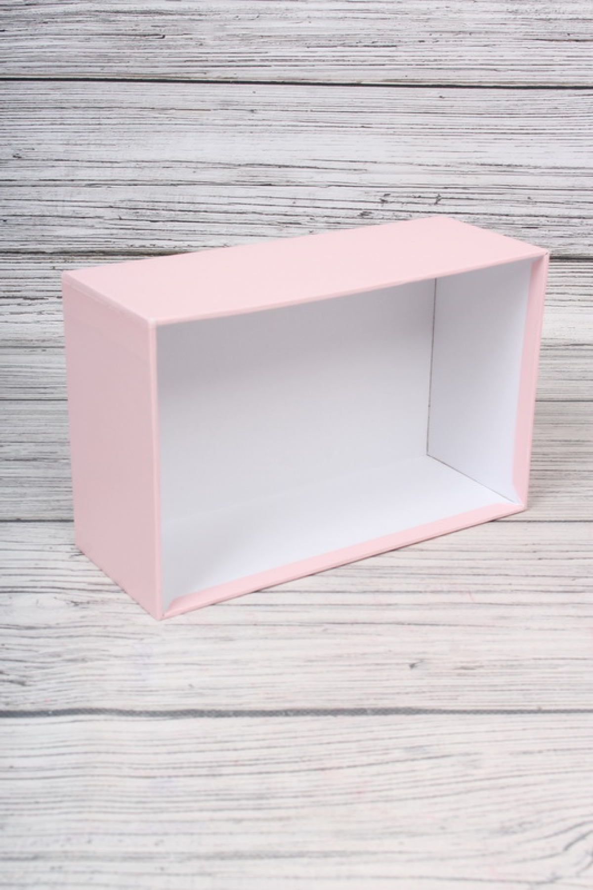 Набор подарочные коробок из 15шт -  Прямоугольник однотонный розовый 53*42*23см К871