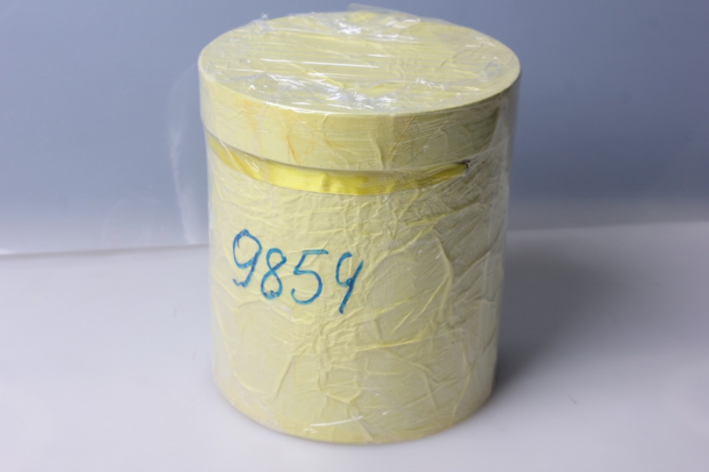 набор подарочных коробок из 2шт. &quot;шляпная эколюкс под цветы с ручкой&quot;  ццв4