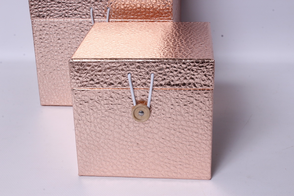 Набор подарочных коробок из 3шт - КУБ Розовый 20*20*17см SY3325-PINK