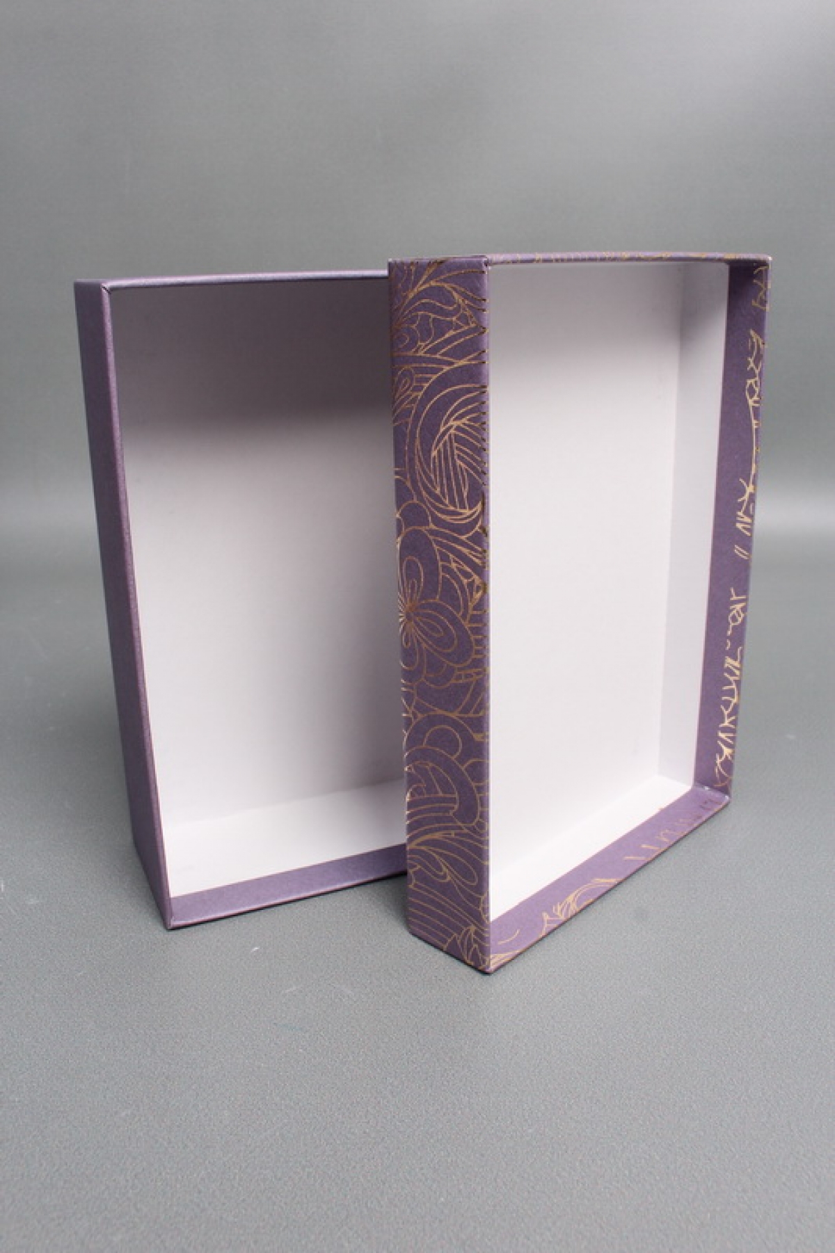 Набор подарочных коробок из 10шт - Прямоугольник Графит  36*26*10  К114