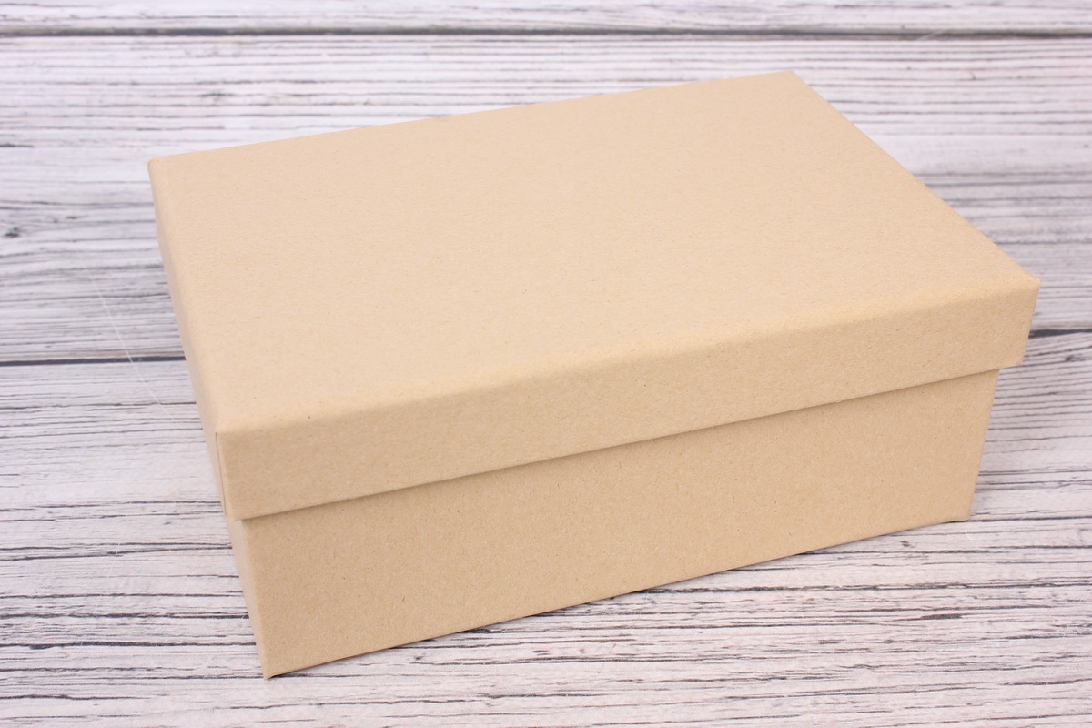 Набор подарочных коробок из 10шт - Прямоугольник "КРАФТ" 37*29*16см SY605-KRAFT