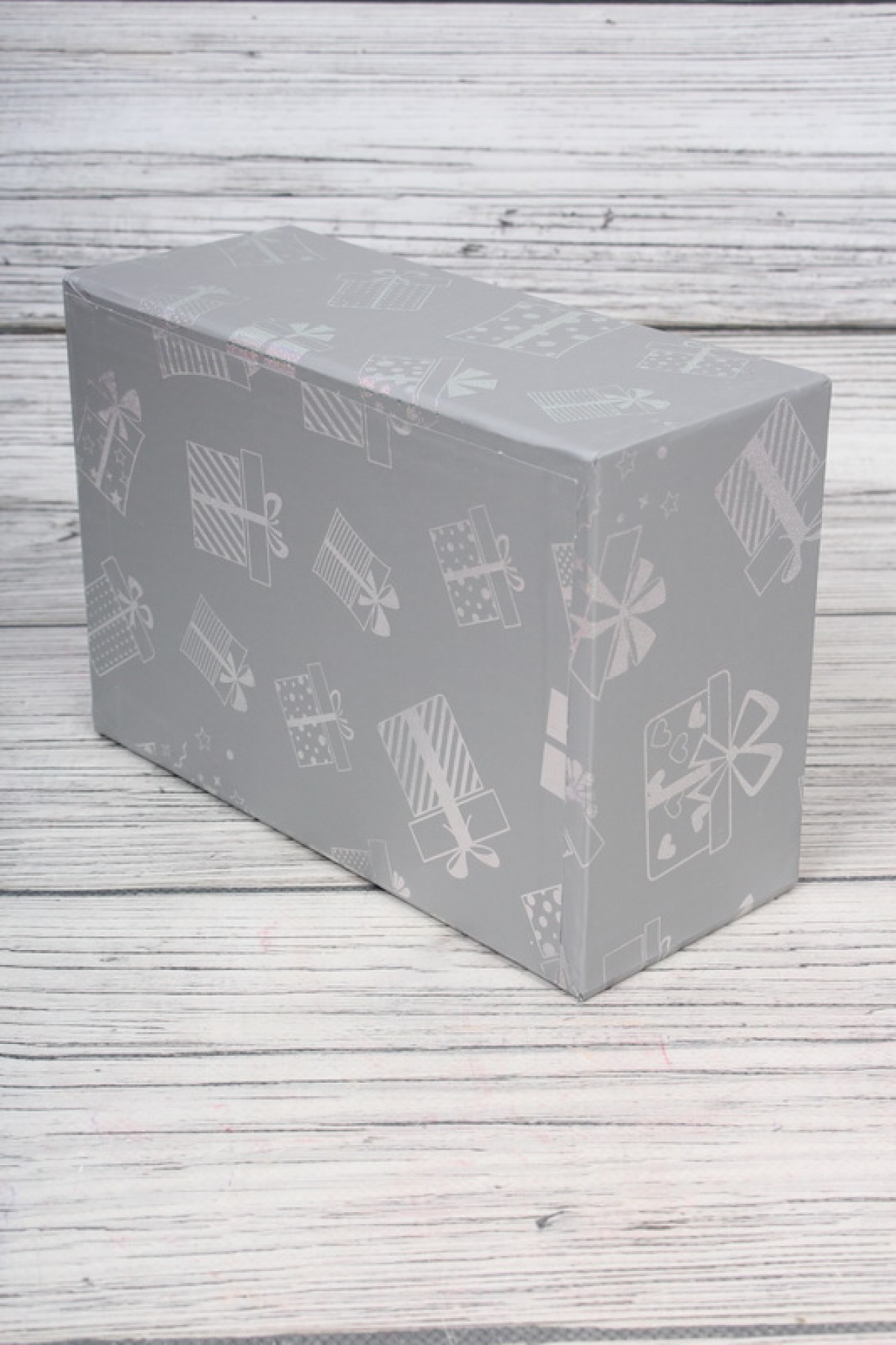 Набор подарочных коробок из 10шт - Прямоугольник НГ Подарки голография 38*29*16см N907