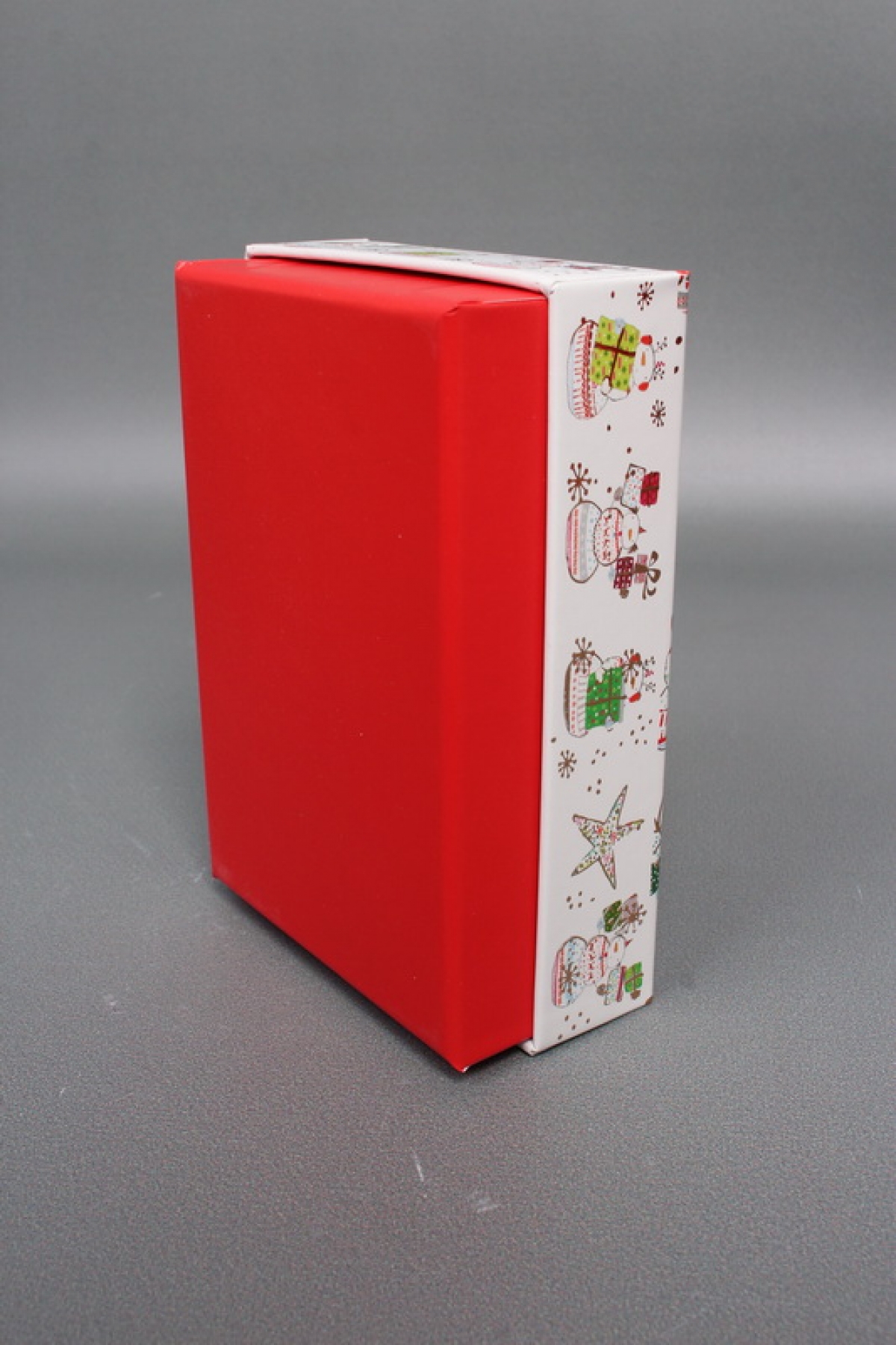 Набор подарочных коробок из 10шт - Прямоугольник НГ Веселый Дед Мороз с тиснением 37*27*11  N2514