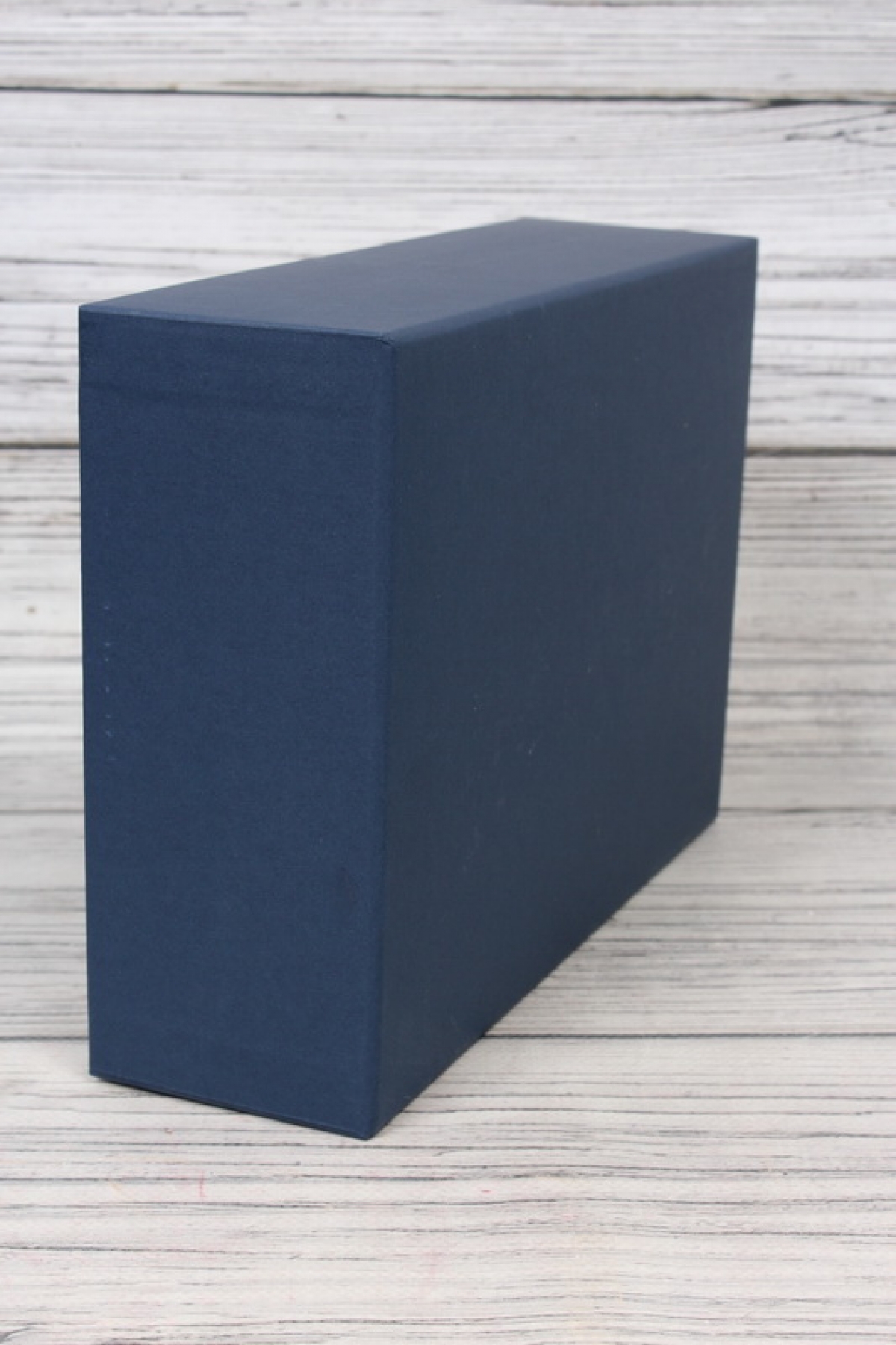 Набор подарочных коробок из 3шт - Прямоугольник с окном и наполнителем синий 29*21*9см К708