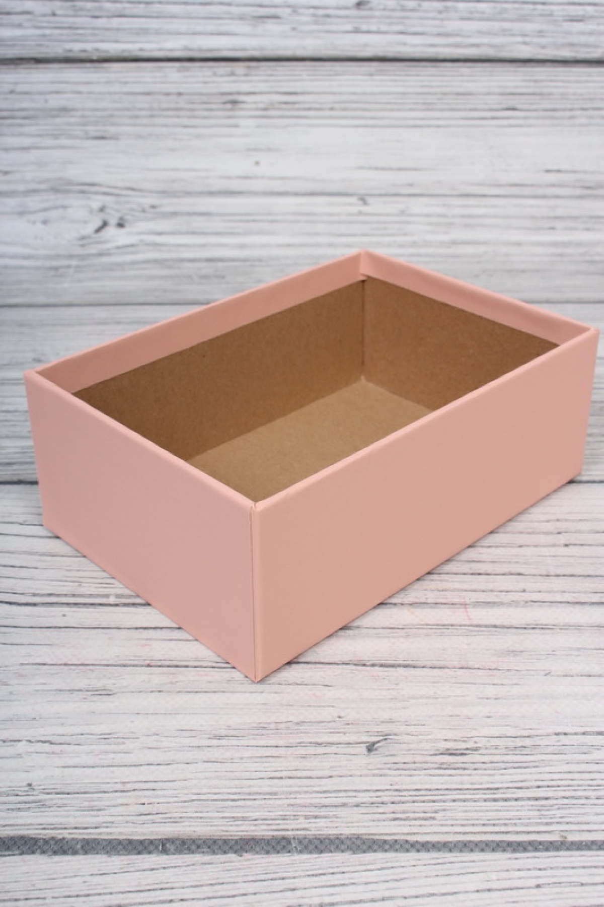 Набор подарочных коробок из 3шт -  Прямоугольник с лентой персик 21,5*15*9,5   Y111