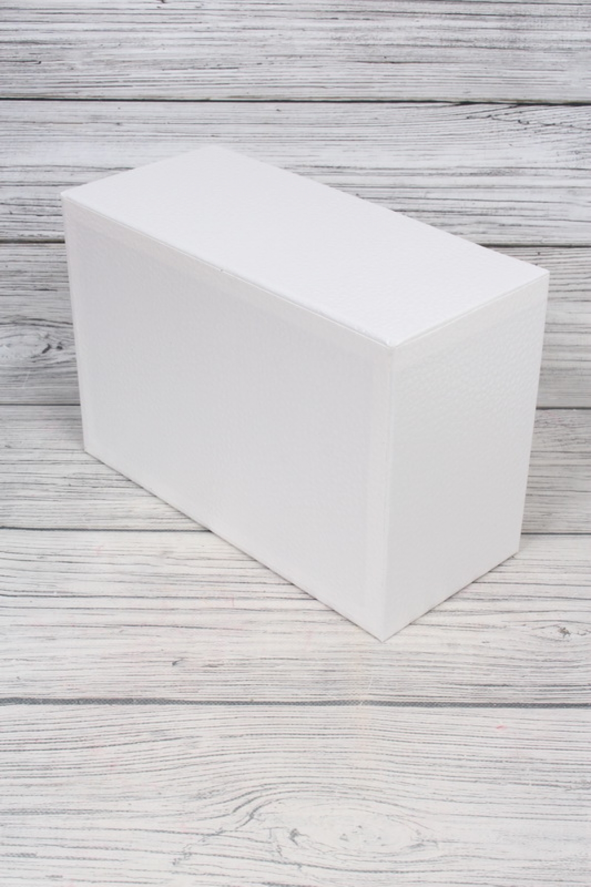 Набор подарочных коробок  из 5 шт- Прямоугольник металл белый 52*34*21  N227