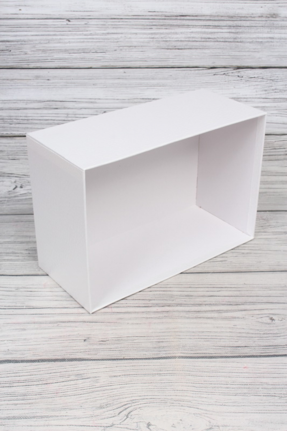 Набор подарочных коробок  из 5 шт- Прямоугольник металл белый 52*34*21  N227