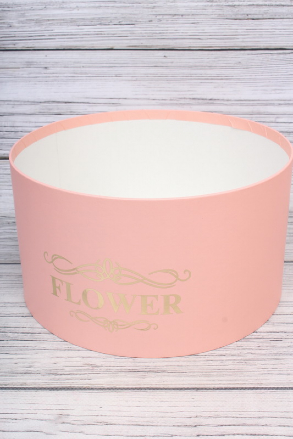 Набор подарочных коробок  из 5шт - Цилиндр "FLOWER" розовый d=31, h=21см  К650