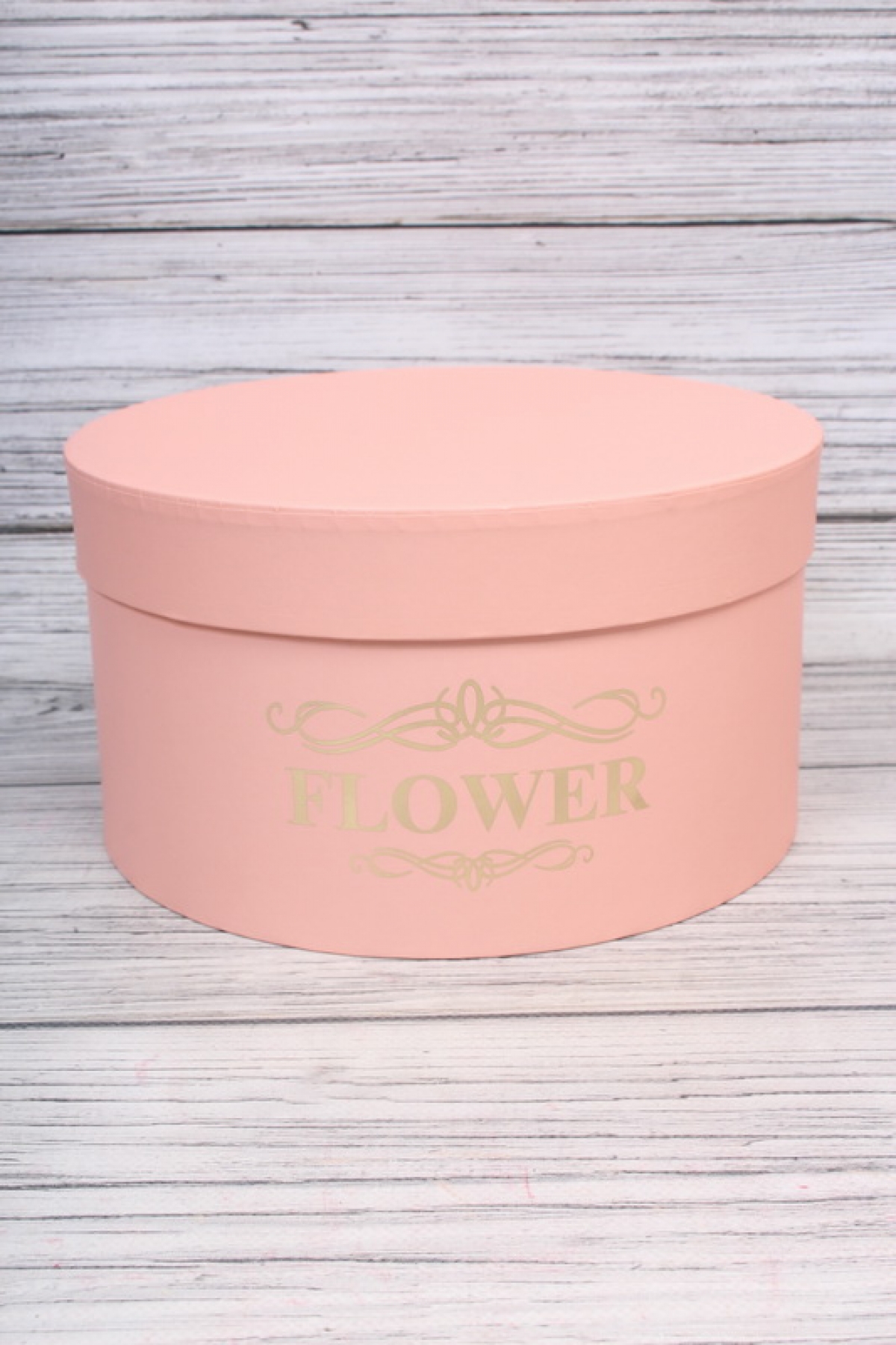 Набор подарочных коробок  из 5шт - Цилиндр "FLOWER" розовый d=31, h=21см  К650