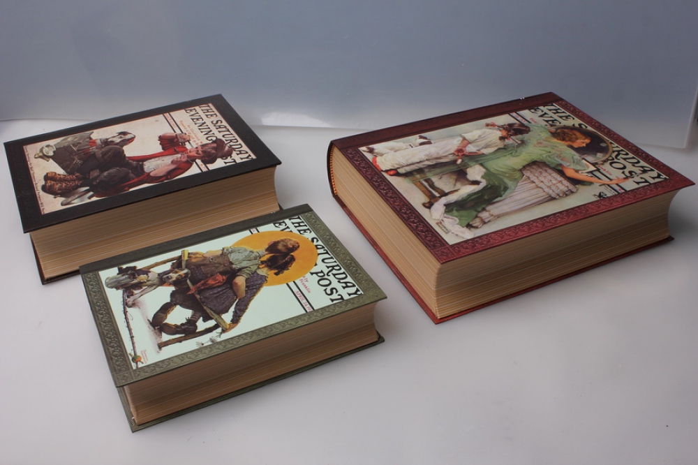 набор подарочныз коробок из 3шт. &quot;прямоугольник, книги&quot;