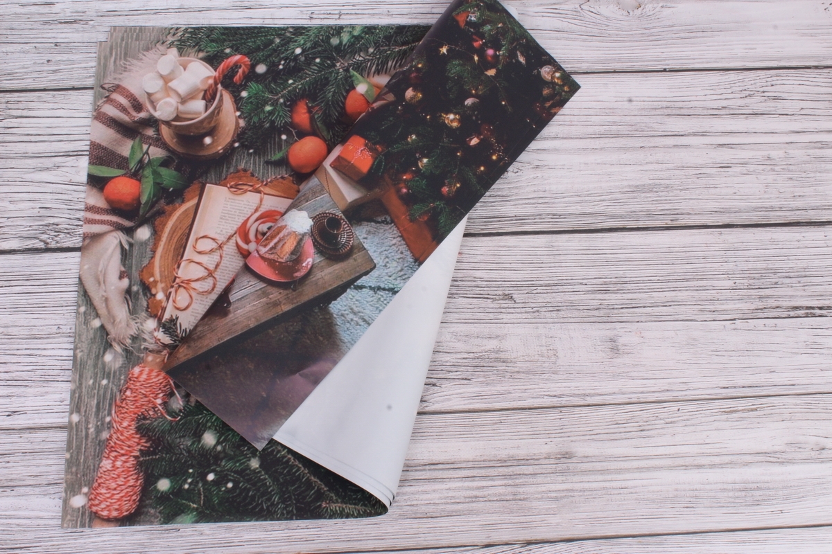 Плёнка дизайнерская, 50*70см/10л. "Cristmas Eve" 3691 Н