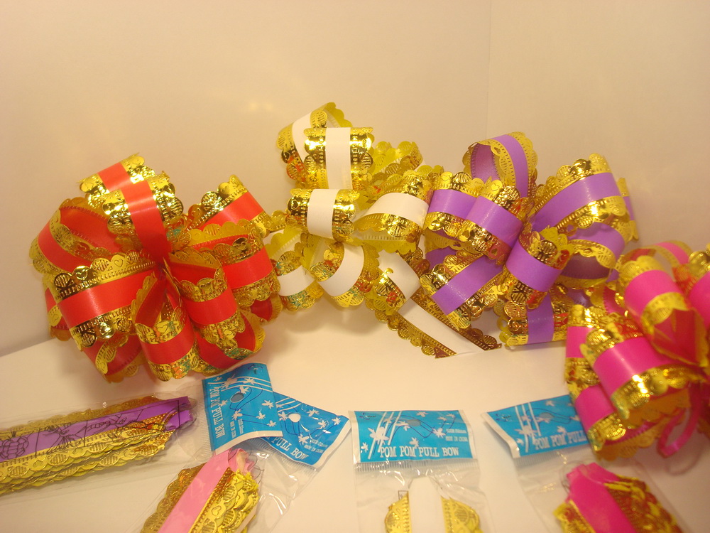 банты праздничные подарочный декоративный праздничный - бант-шар 3см  ажур с золотом  (10 шт.) 1810