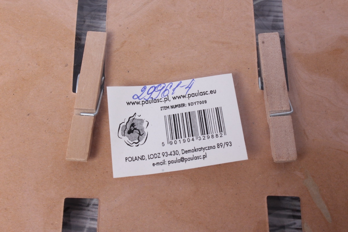 Прищепка табличка кошка 6х5,5 см   (4шт в уп) 9DY7009 9882