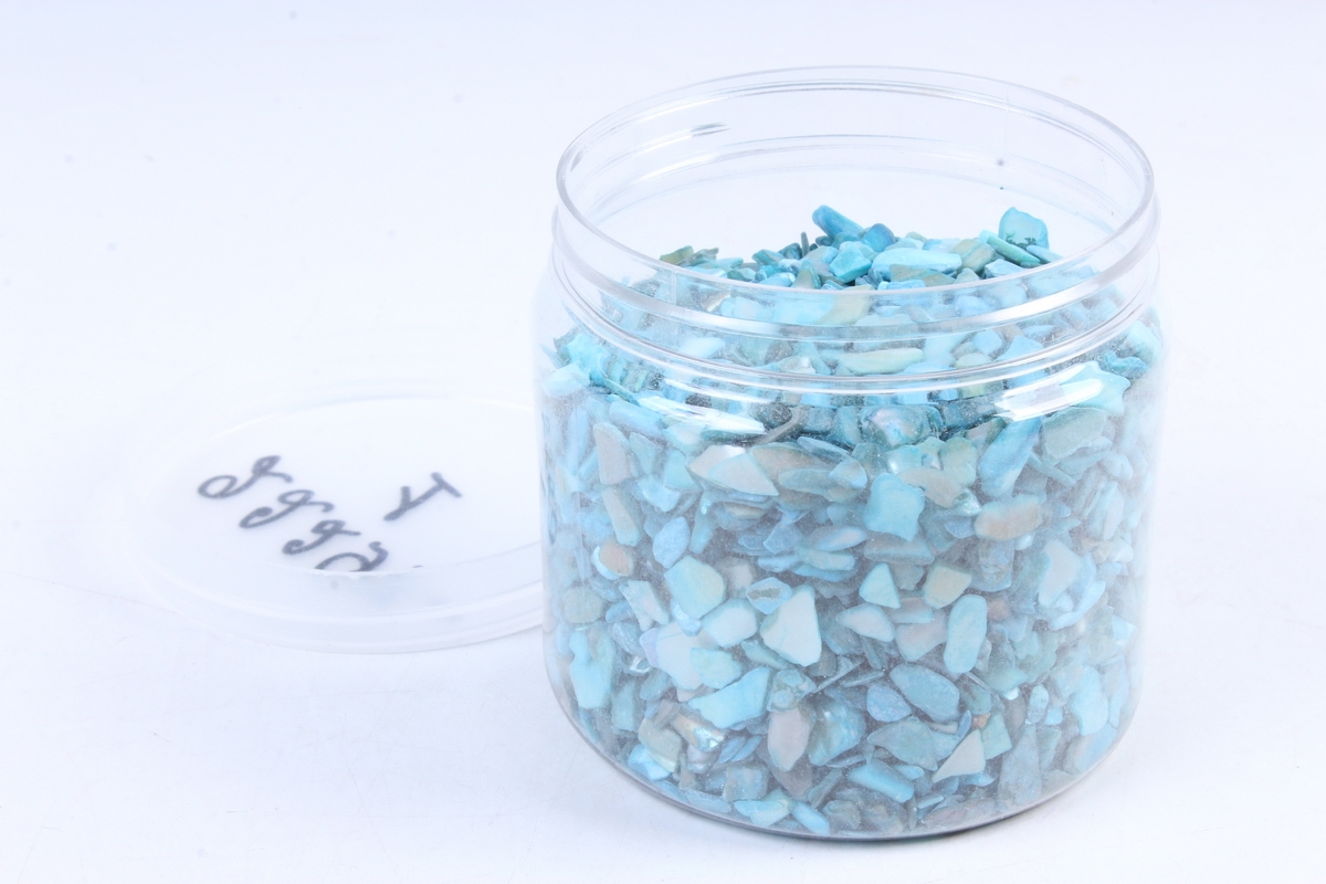 Ракушки измельчённые (600гр) (4-8мм) бирюзовый KR-46939 (И)