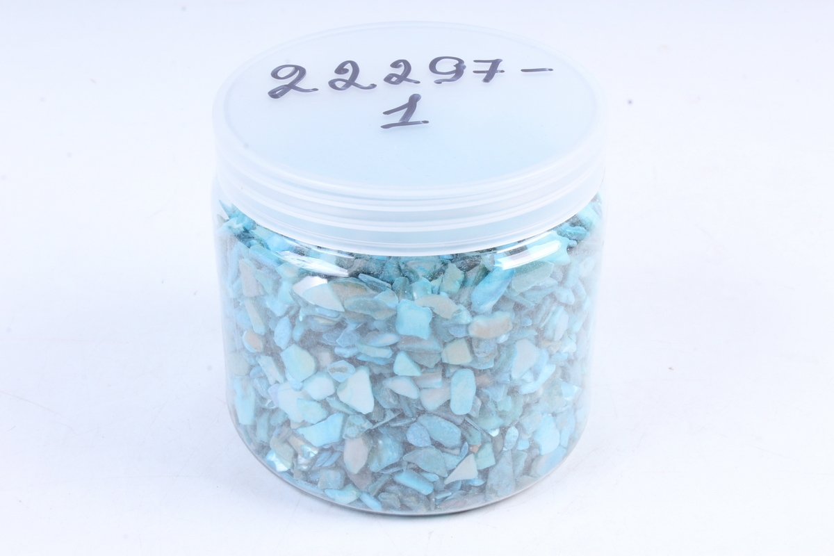 Ракушки измельчённые (600гр) (4-8мм) бирюзовый KR-46939 (И)