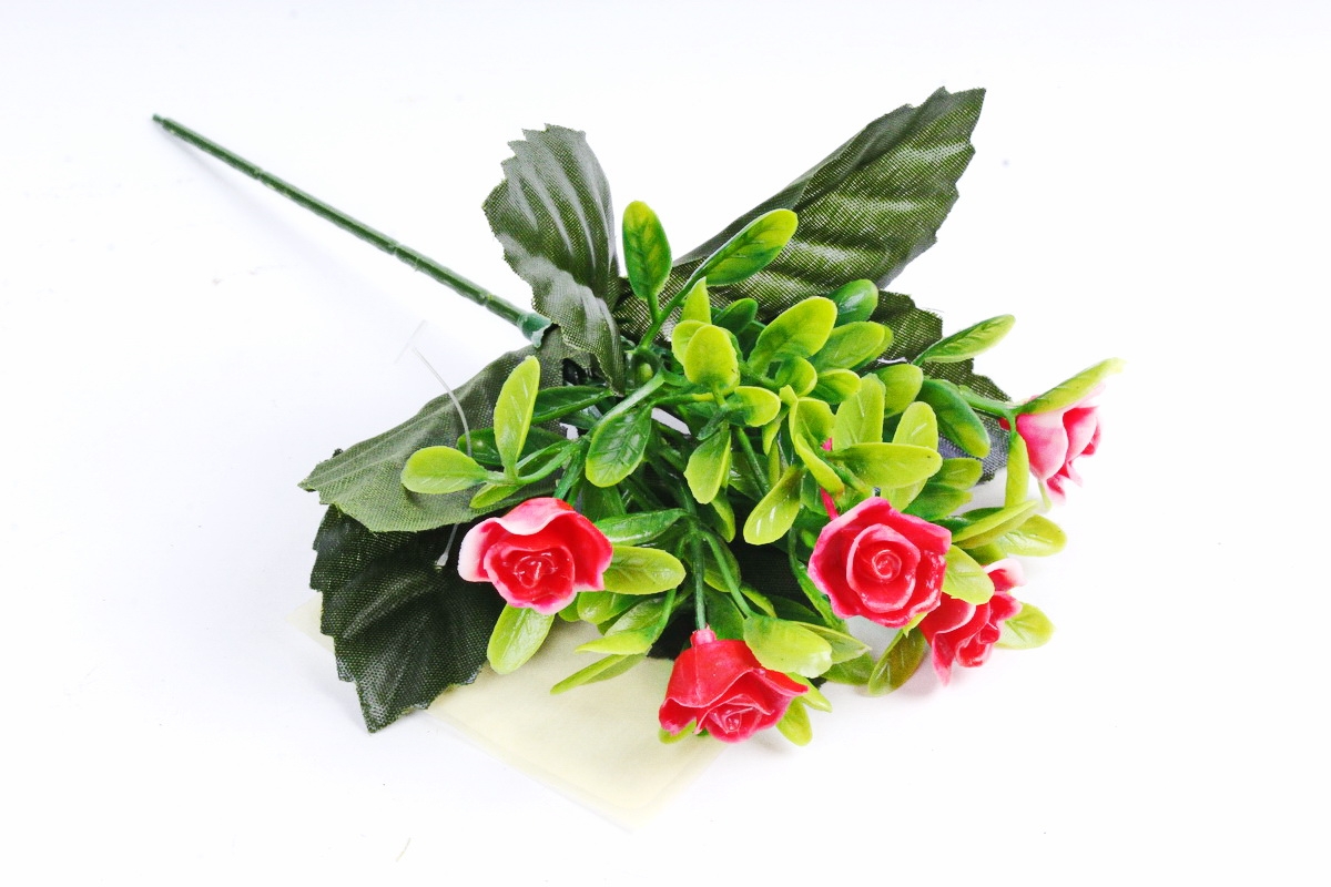 Розочки короткие  красные
