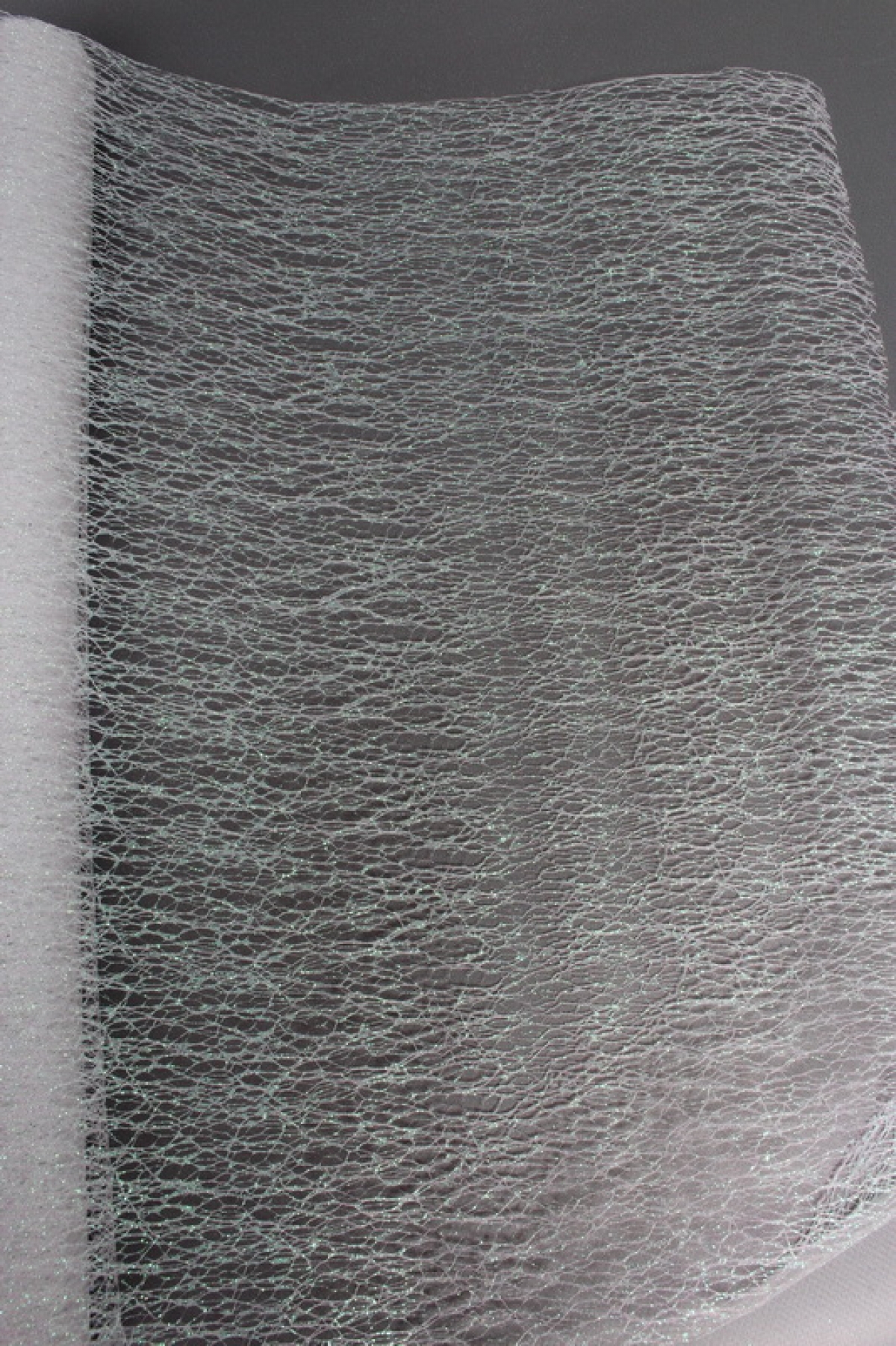 Сетка Крошет перламутр "Паутинка", белый  1514Н