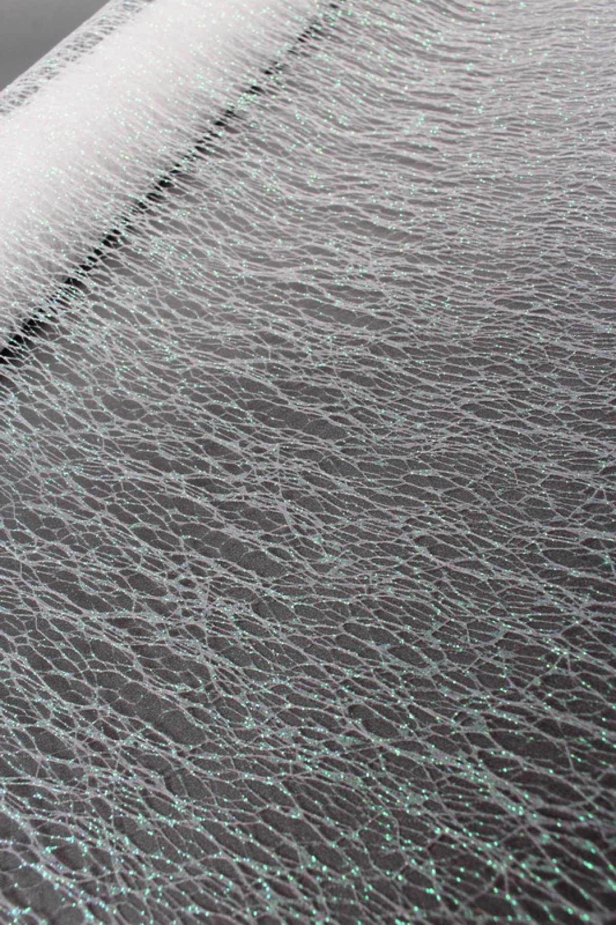 Сетка Крошет перламутр "Паутинка", белый  1514Н