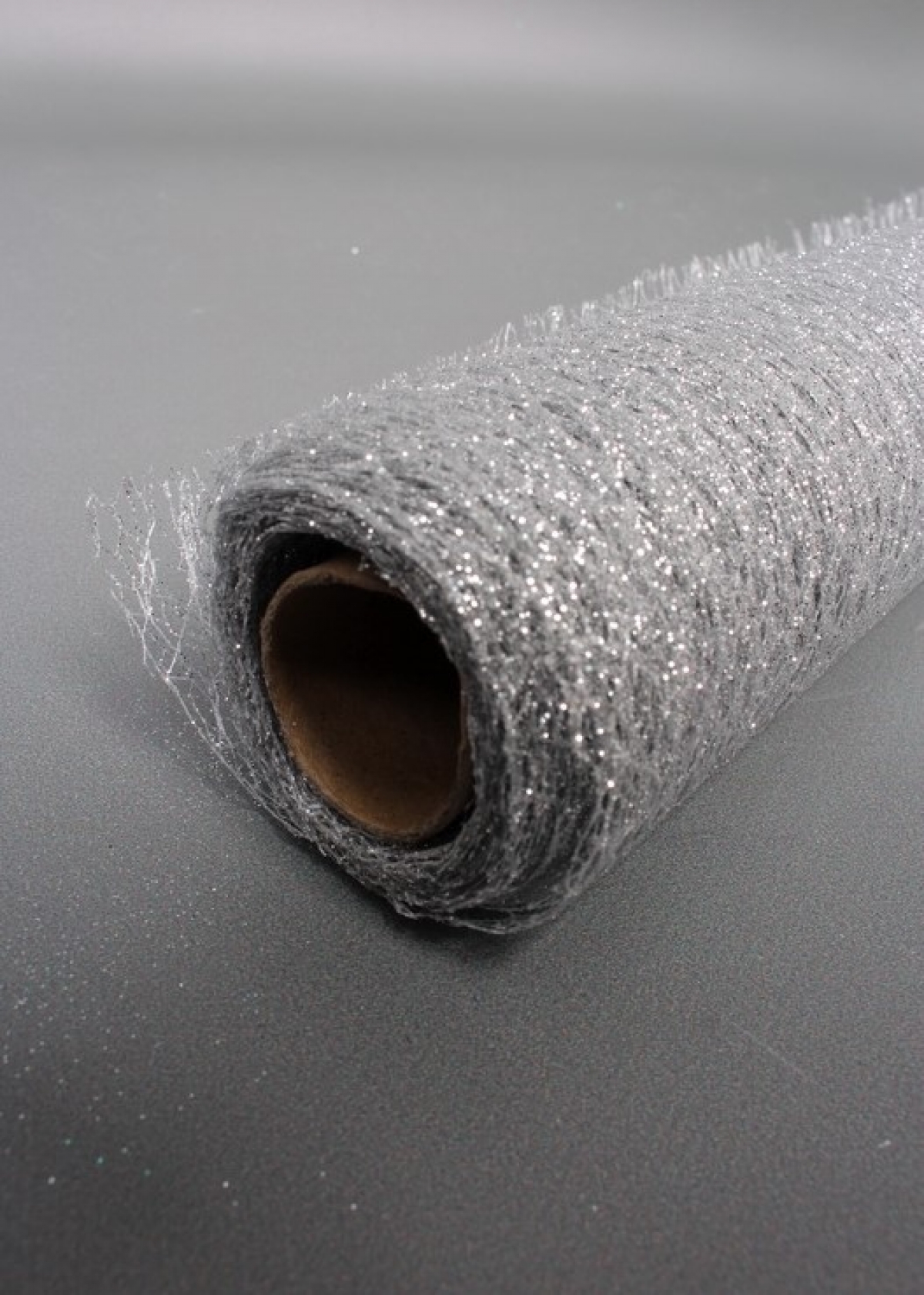 Сетка Крошет перламутр "Паутинка", серебро  1484H