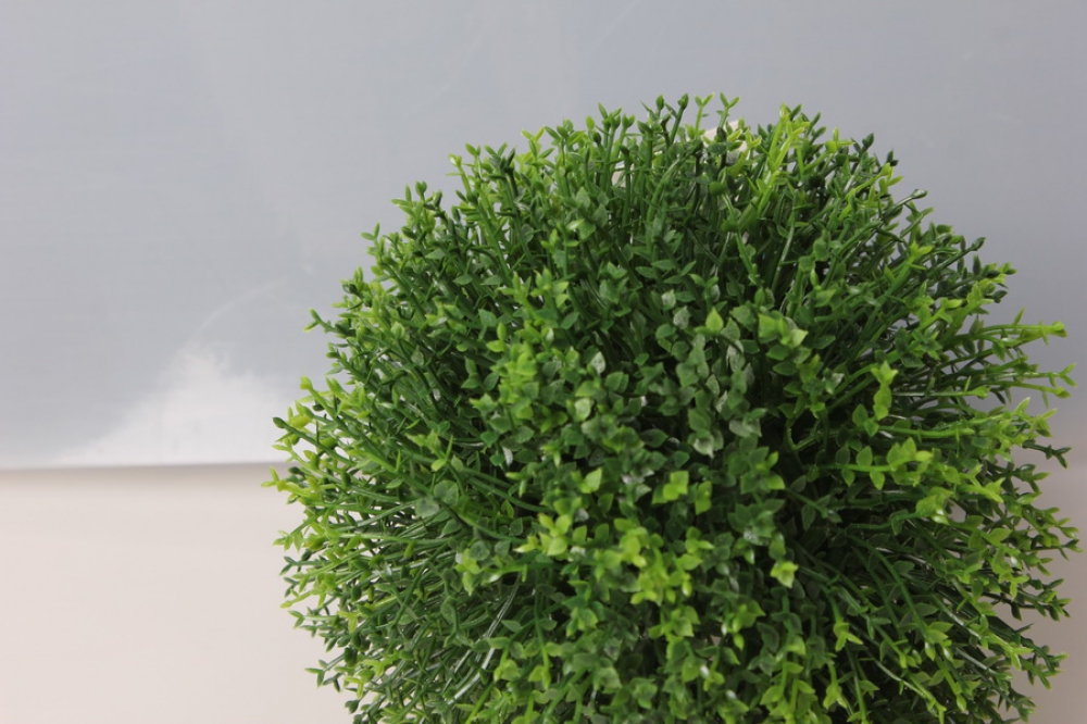 шар декоративный зеленый туя  d=15см