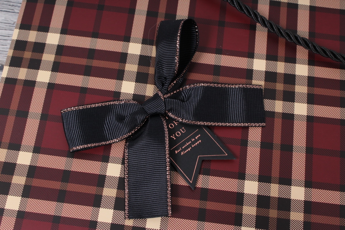 Сумка Люкс 42*33*15 бордо "burberry" (12шт/уп)  L622 Цена за 1шт