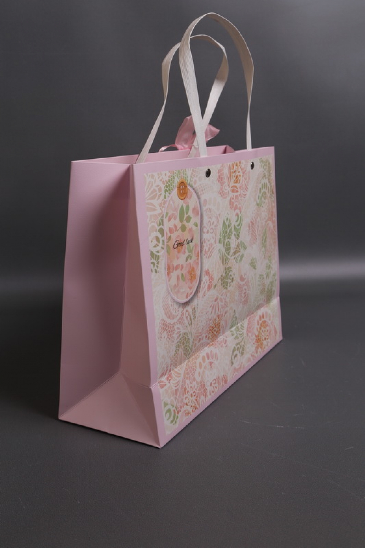 Сумка Люкс Цветочное кружево  32*25*12 розовый L209 Цена за 1шт