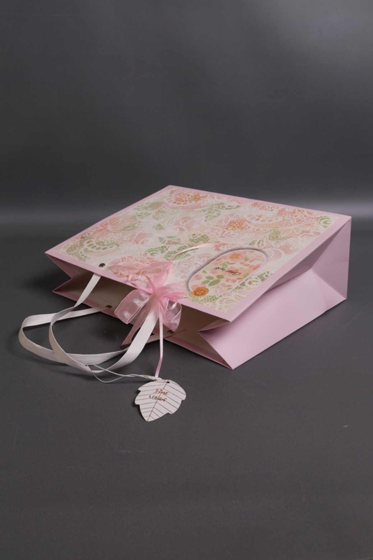 Сумка Люкс Цветочное кружево  32*25*12 розовый L209 Цена за 1шт