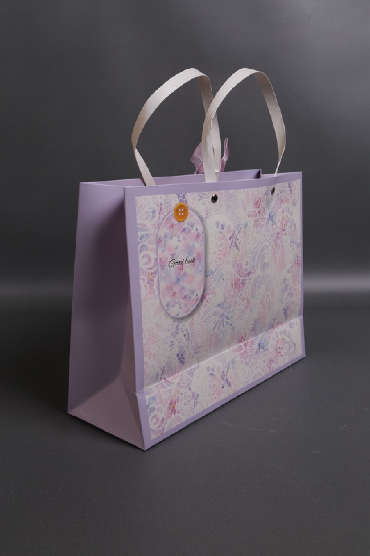 Сумка Люкс Цветочное кружево  32*25*12 сирень L209 Цена за 1шт