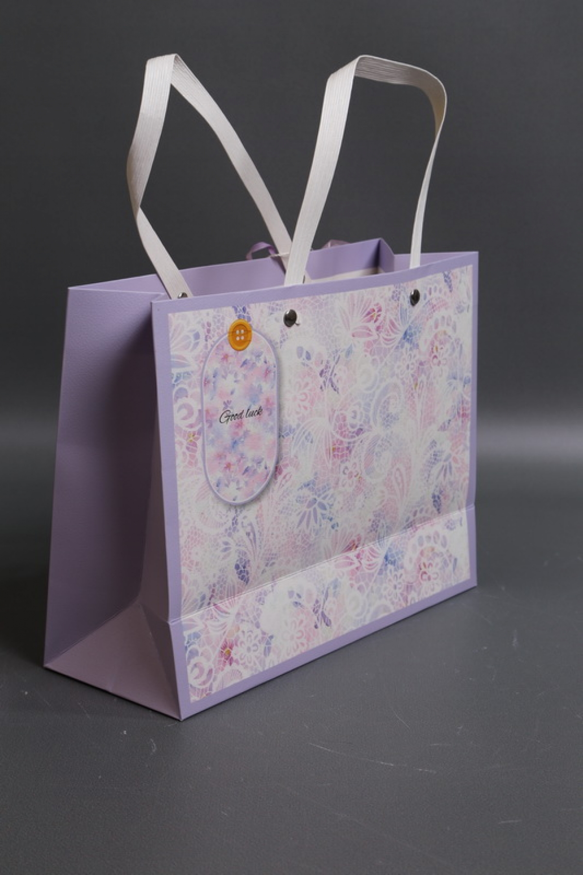 Сумка Люкс Цветочное кружево  25*20*10 сирень  L210 Цена за 1шт