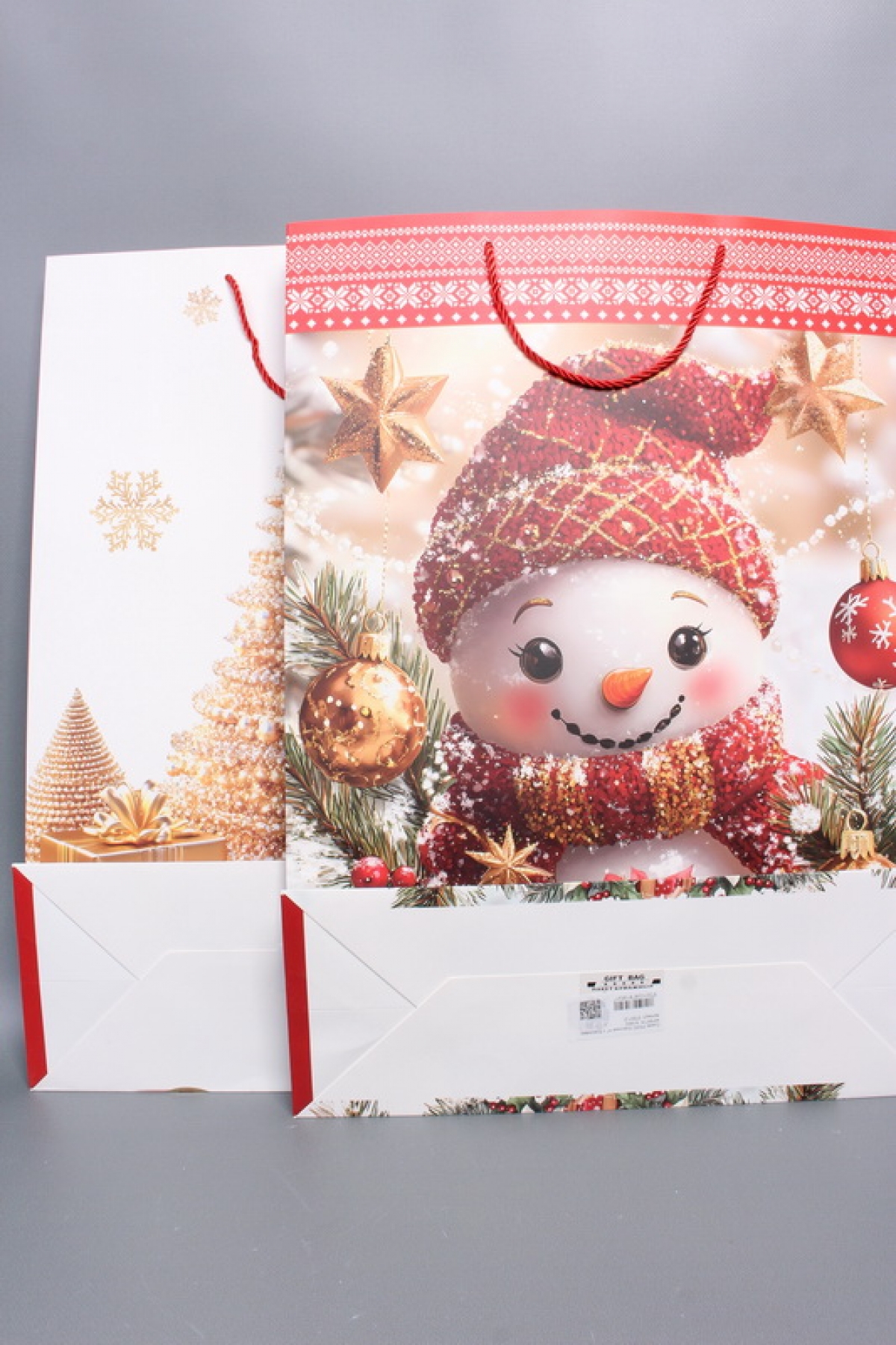 Сумка ЛЮКС Классика НГ с блестками  44*55*15  N1952