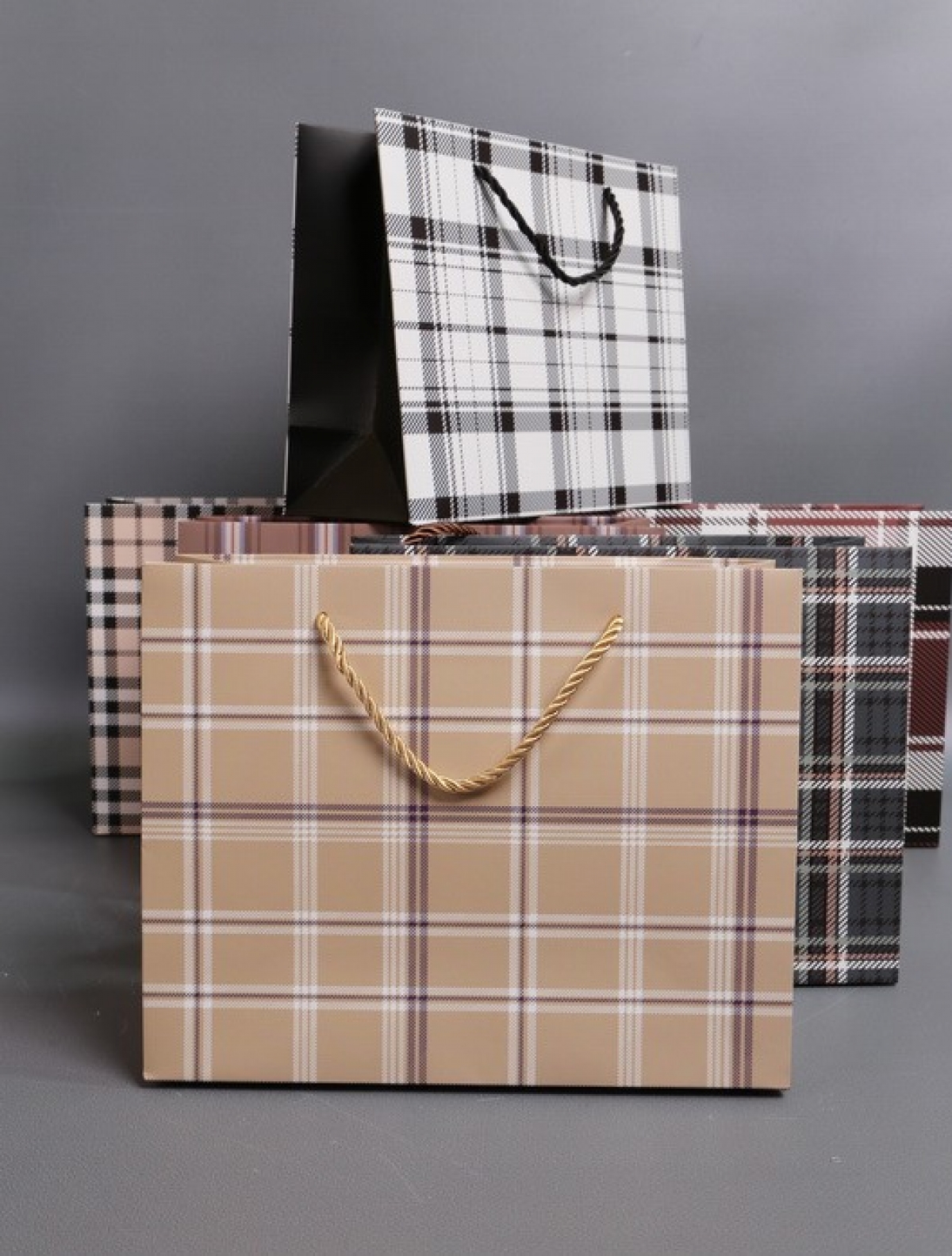 Сумка Люкс Клетка микс  18*23*10   L997 Цена за 1шт