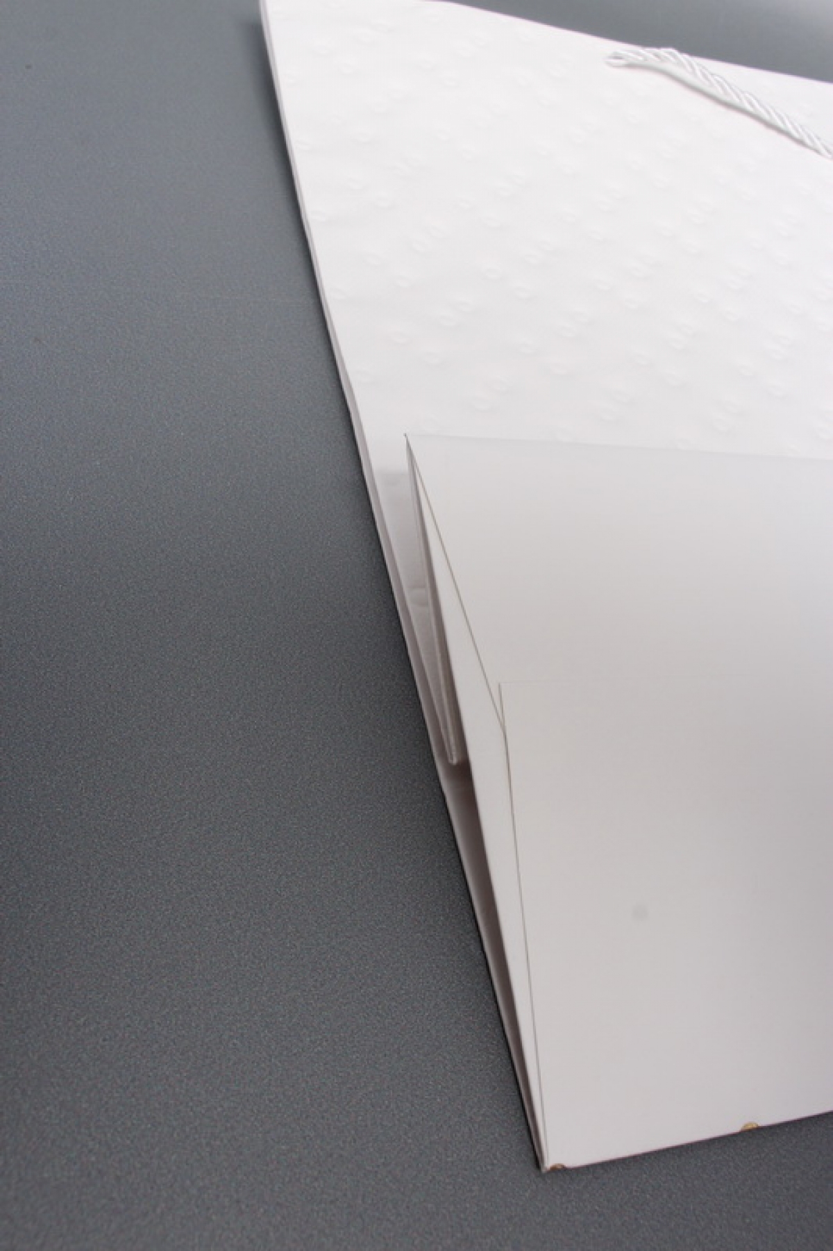 Сумка ЛЮКС Кнопки металл 50*40*15 белый  L1994