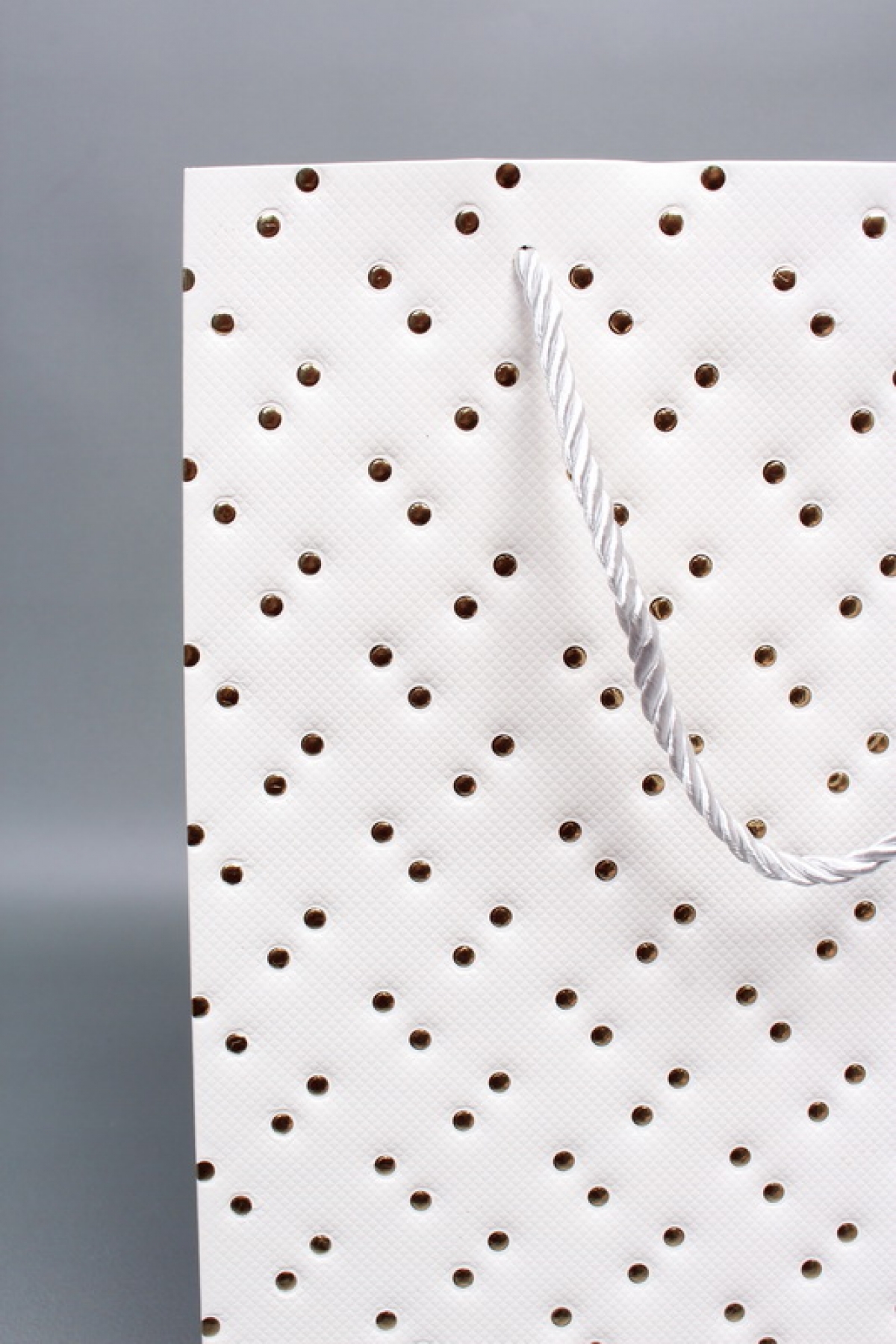 Сумка ЛЮКС Кнопки металл 26*32*12 белый  L1992