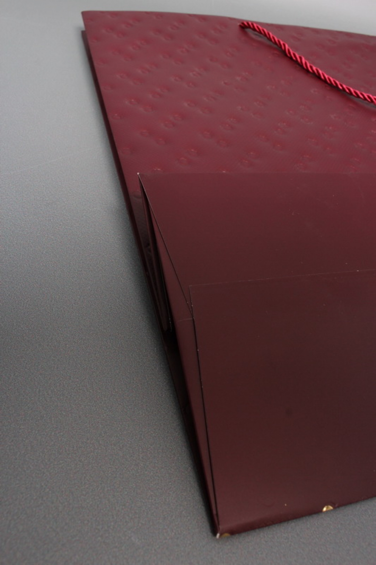 Сумка ЛЮКС Кнопки металл 50*40*15 бордо  L1994