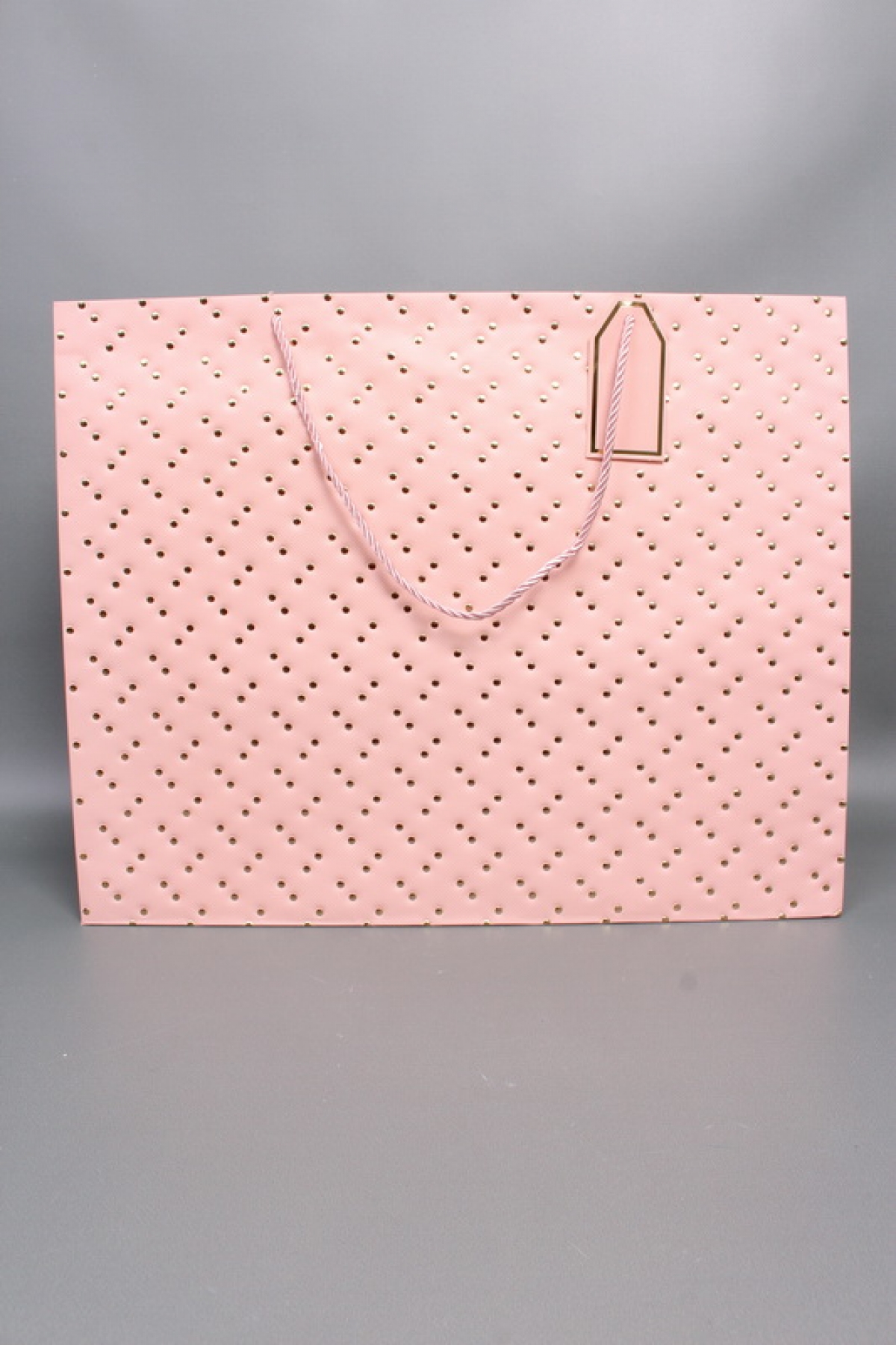 Сумка ЛЮКС Кнопки металл 50*40*15 розовый  L1994