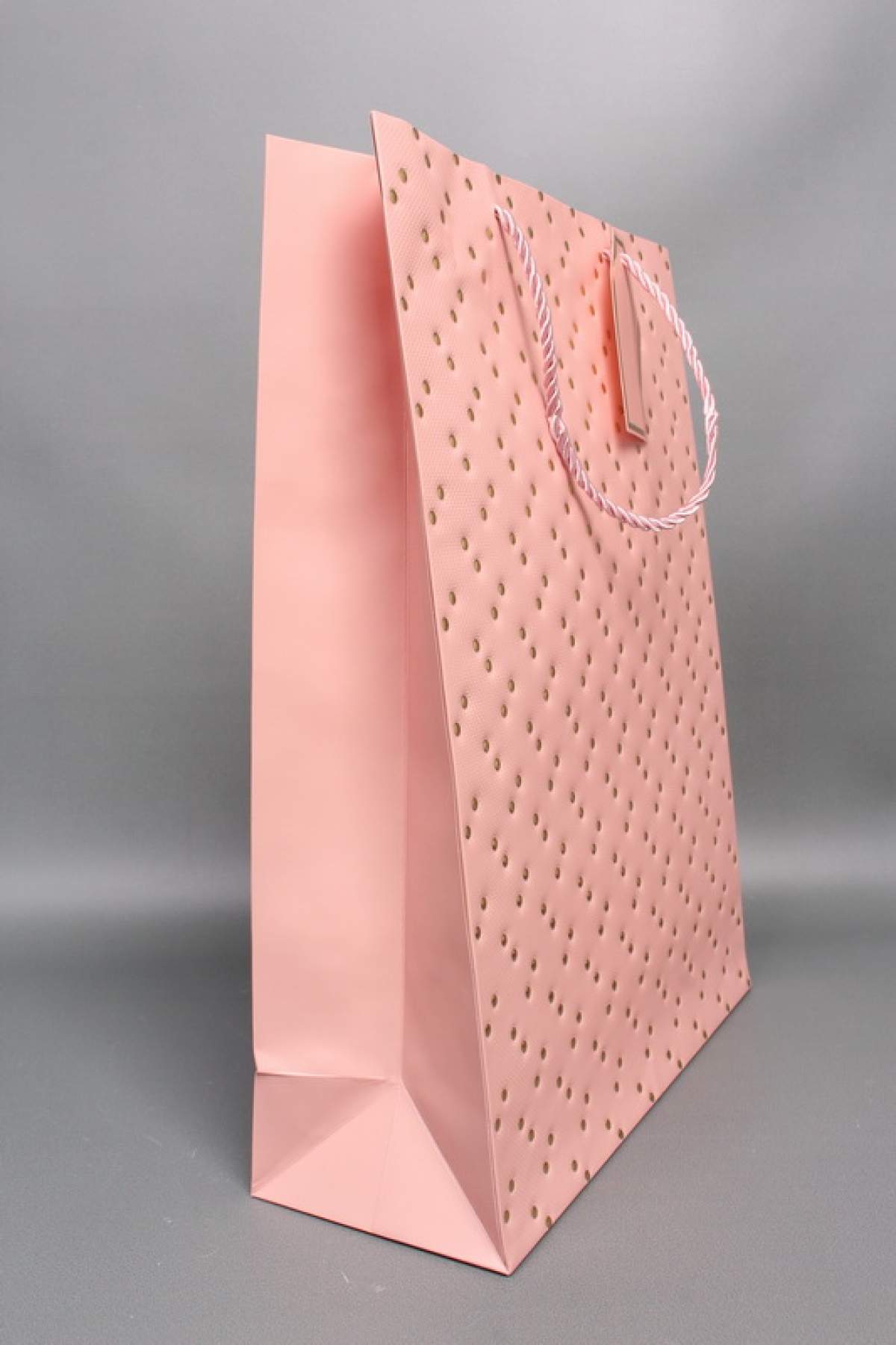 Сумка ЛЮКС Кнопки металл 31*42*12 розовый  L1993