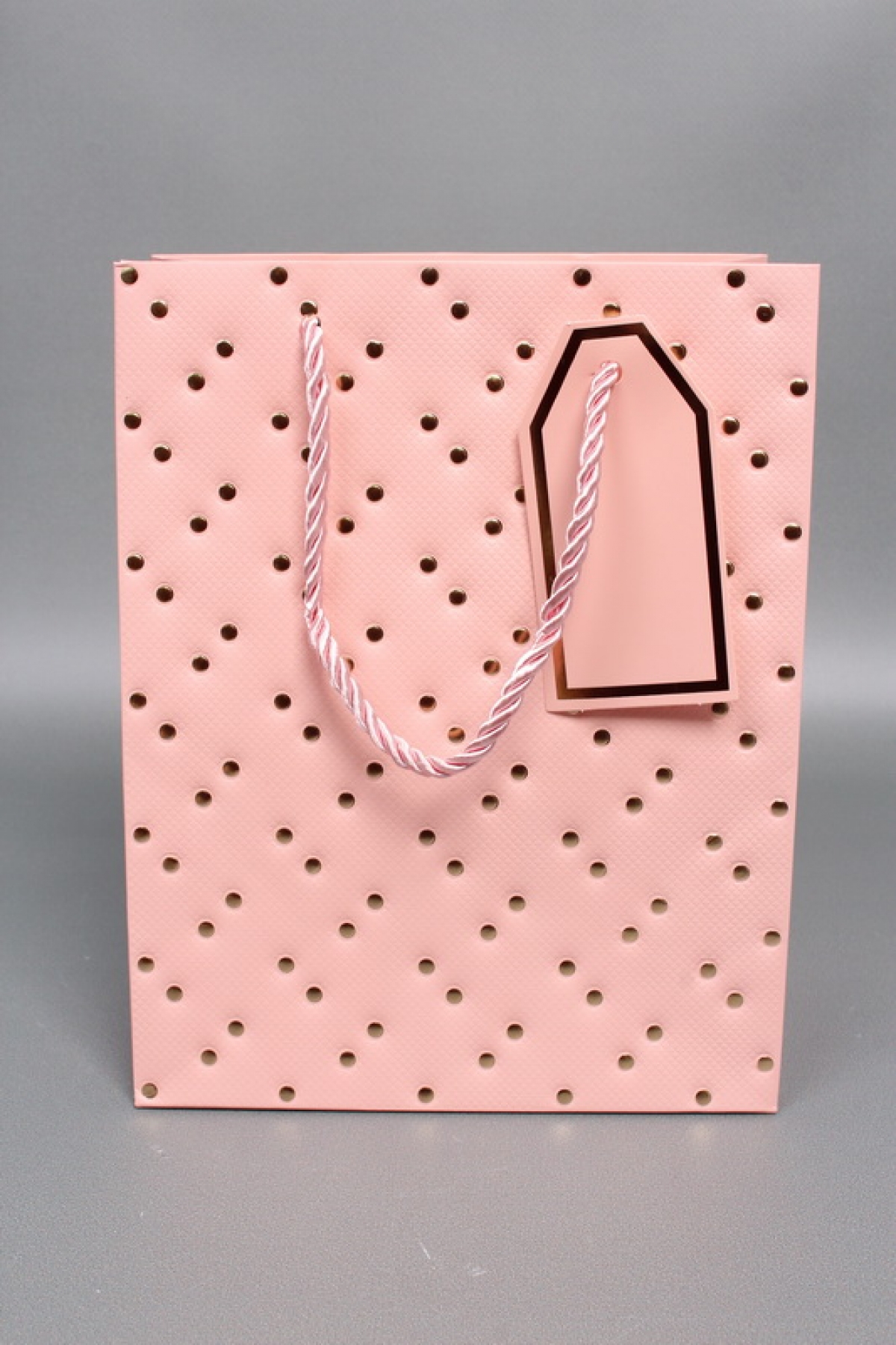 Сумка ЛЮКС Кнопки металл 23*18*10 розовый  L1991