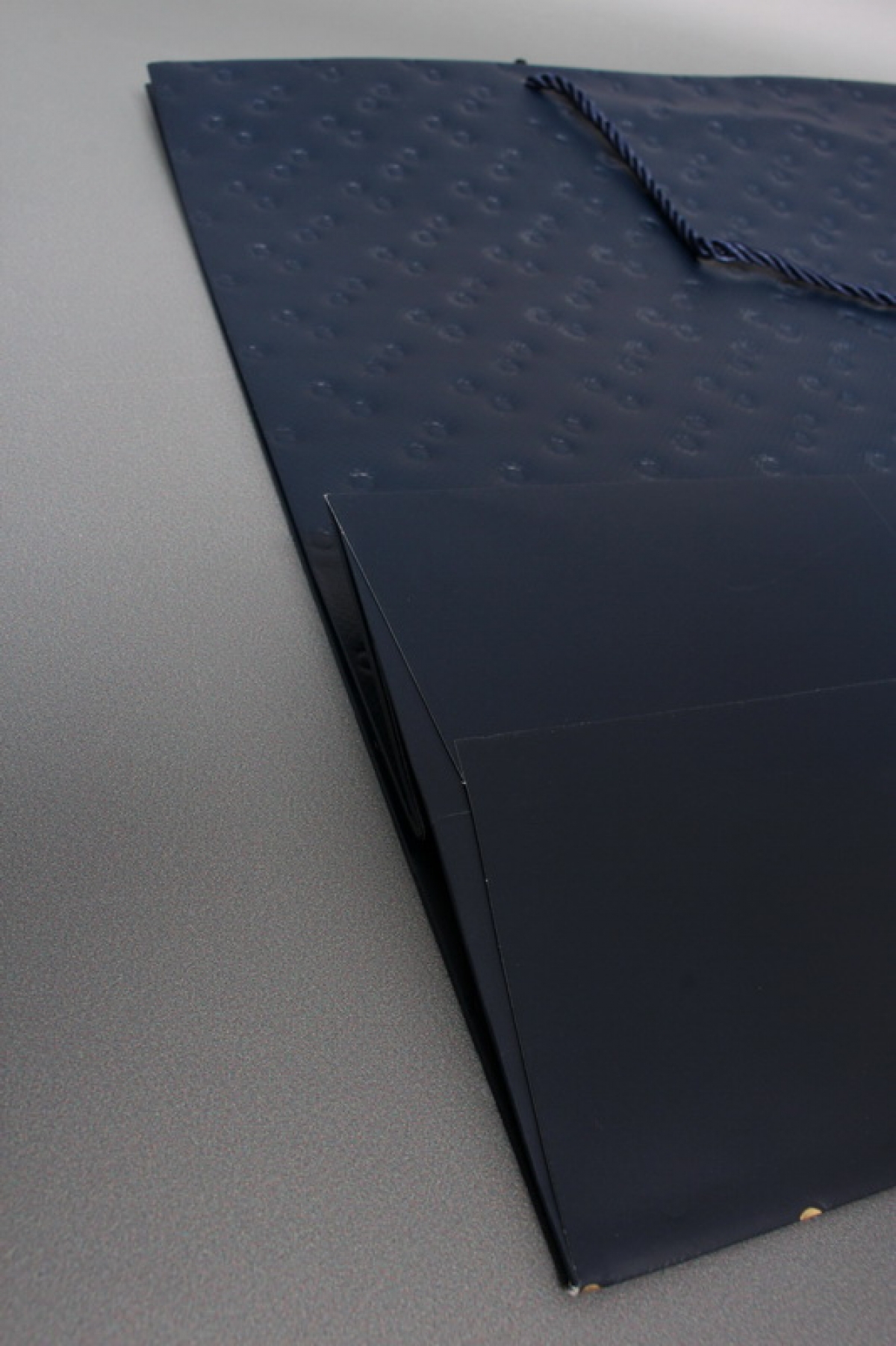 Сумка ЛЮКС Кнопки металл 50*40*15 синий  L1994