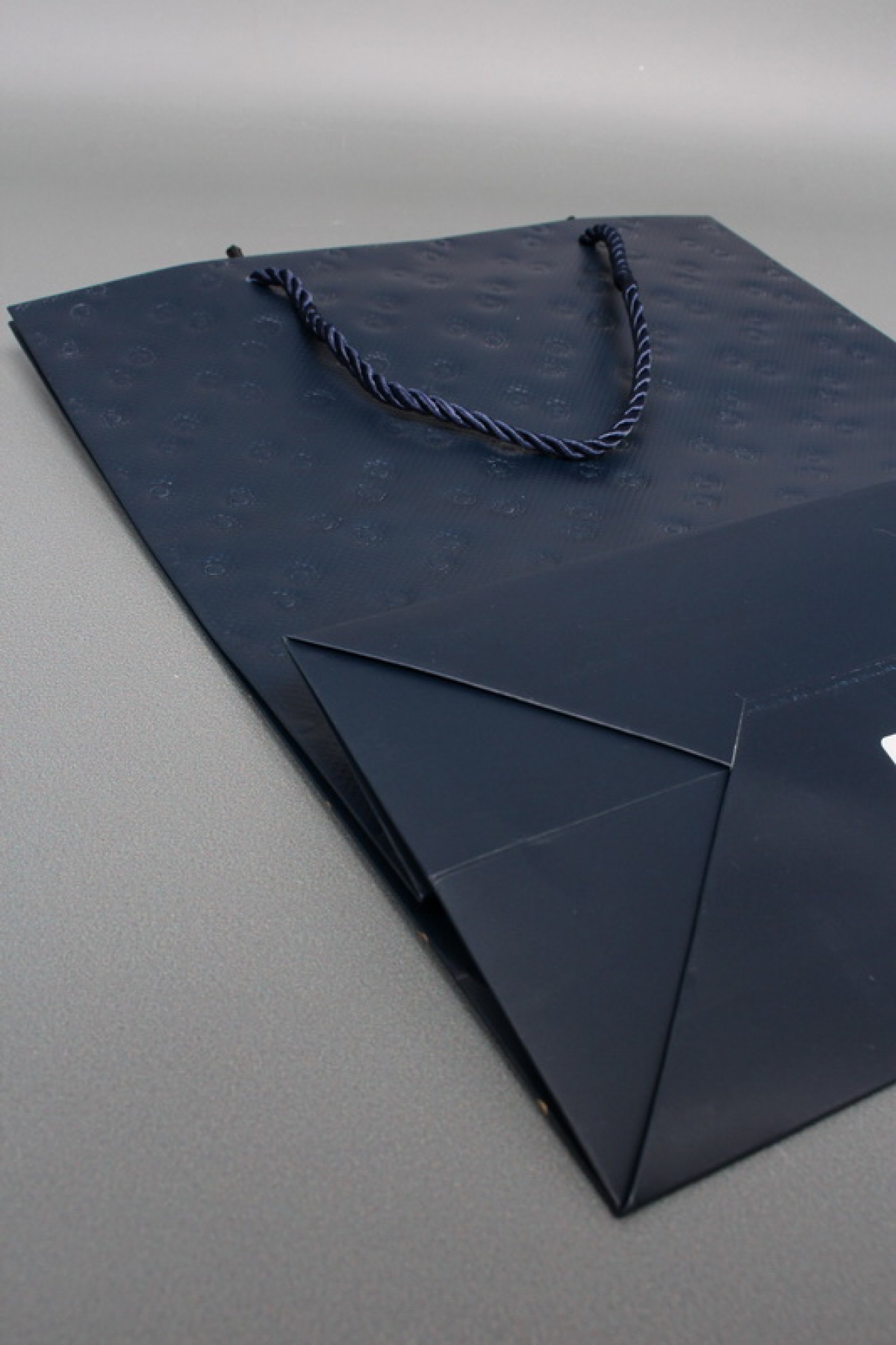 Сумка ЛЮКС Кнопки металл 26*32*12 синий  L1992