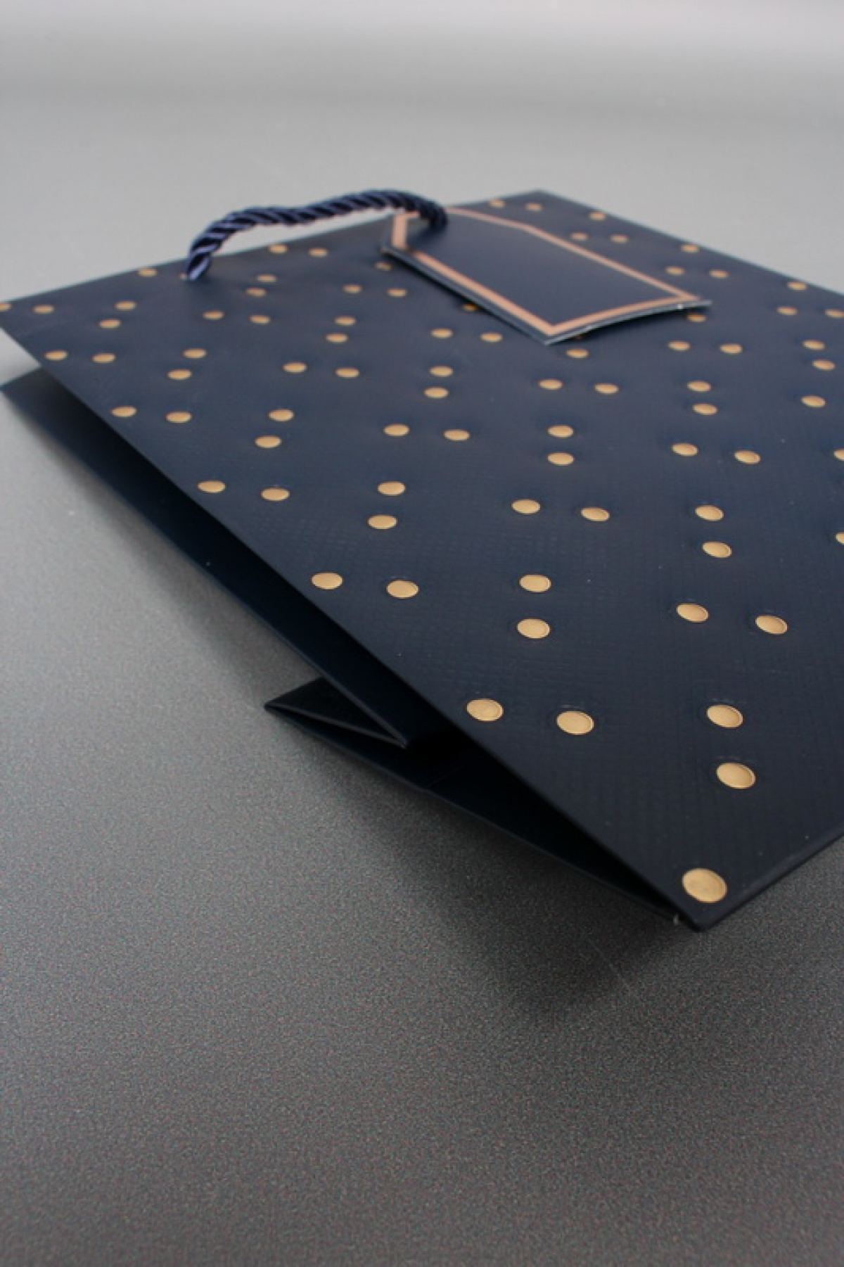 Сумка ЛЮКС Кнопки металл 23*18*10 синий  L1991