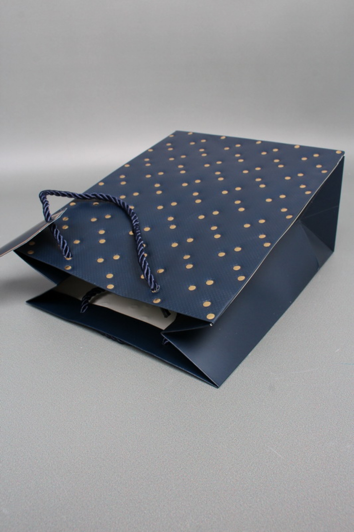 Сумка ЛЮКС Кнопки металл 23*18*10 синий  L1991