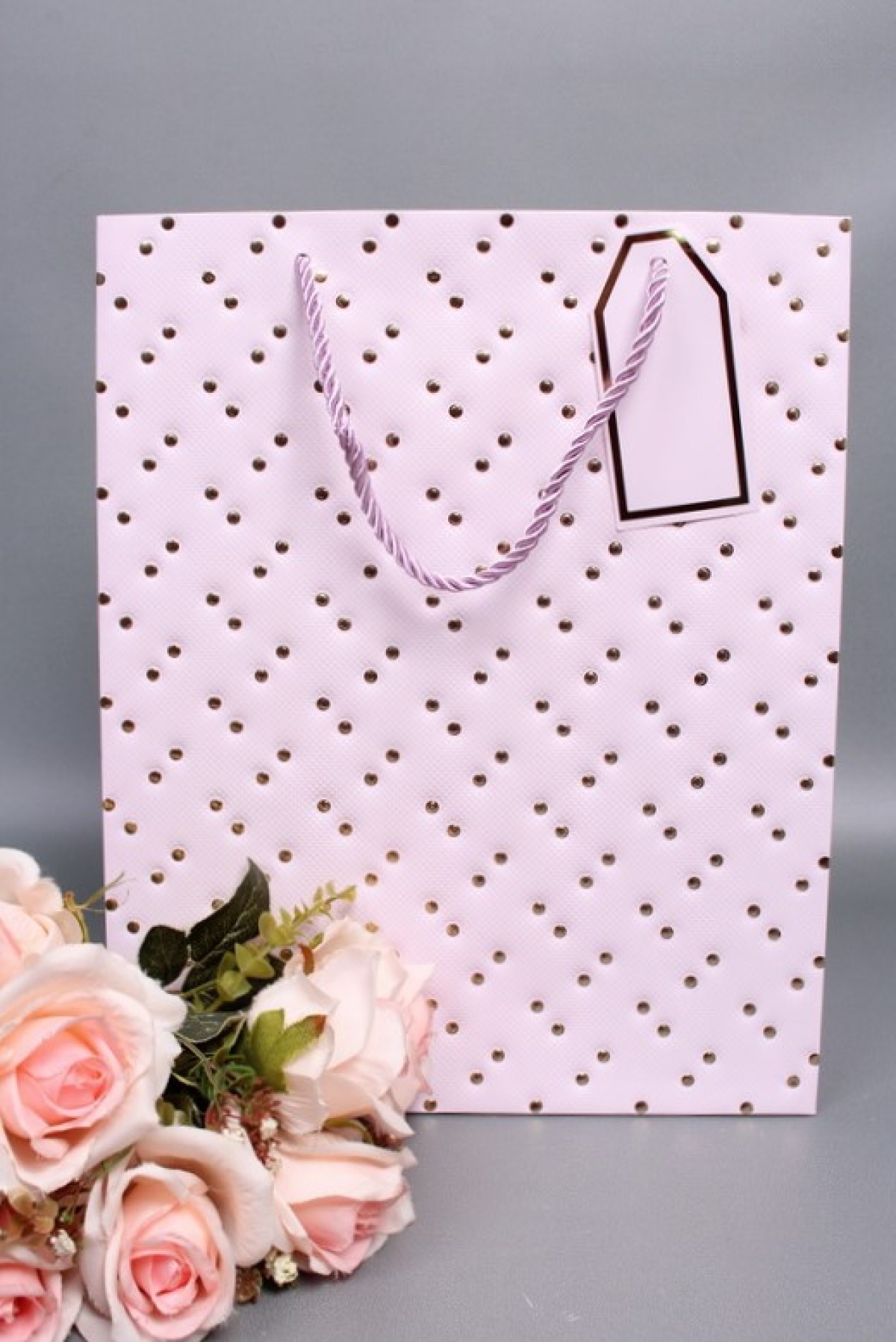 Сумка ЛЮКС Кнопки металл 26*32*12 сирень  L1992