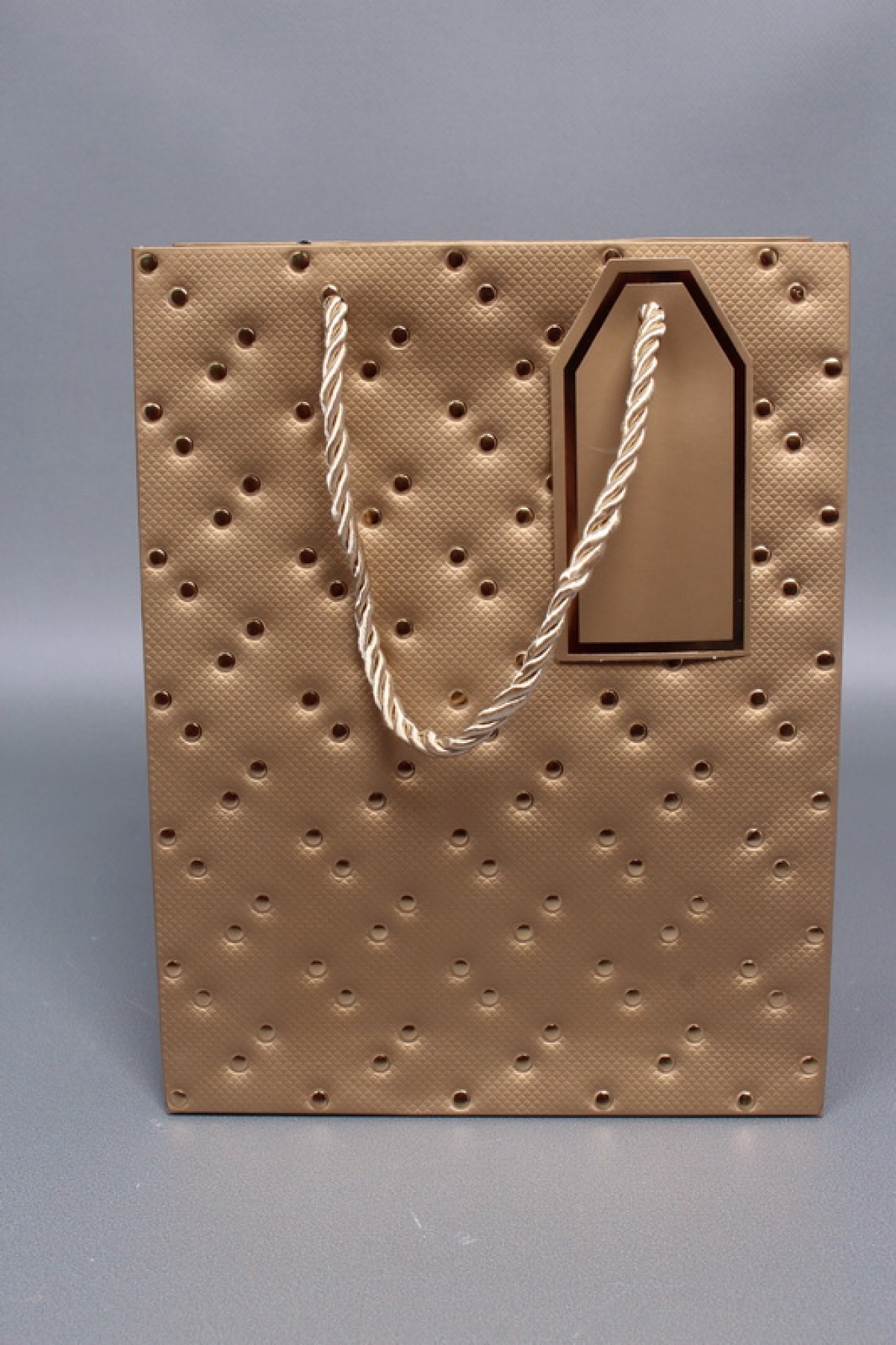 Сумка ЛЮКС Кнопки металл 23*18*10 золотой  L1991