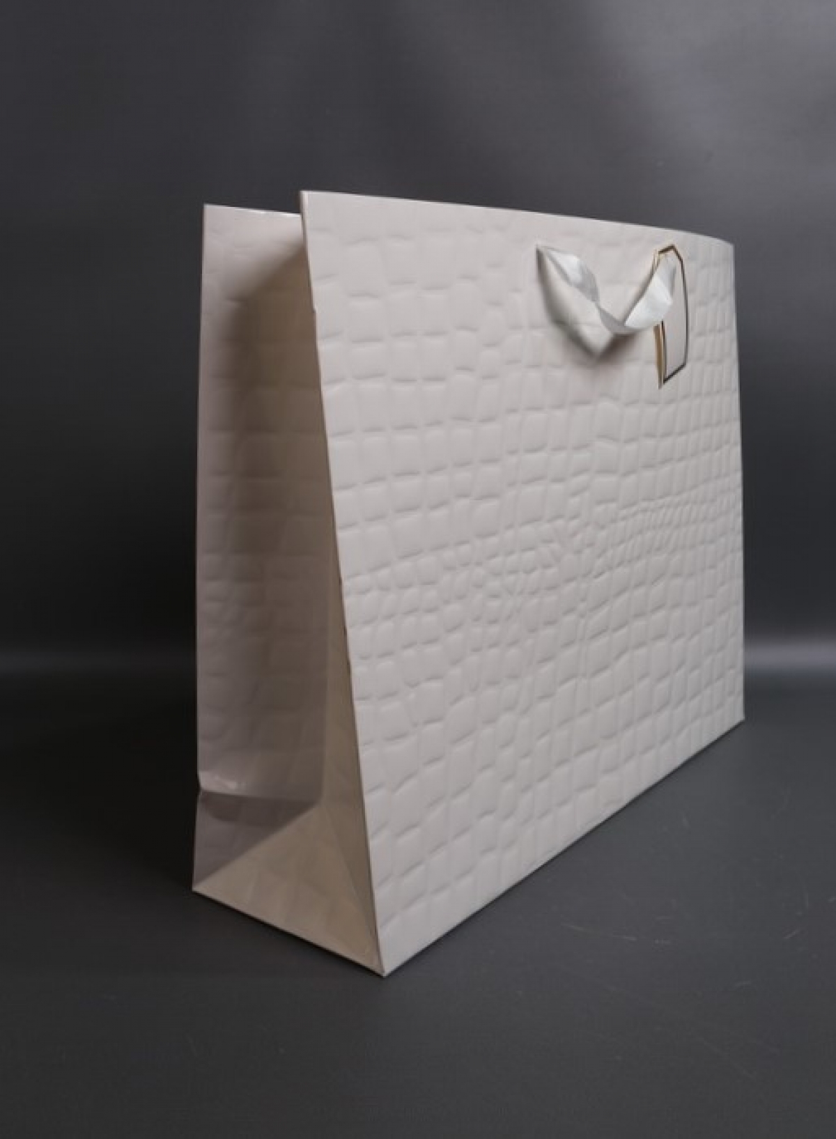 Сумка Люкс Лак тиснение кожа 50*40*15 белая L199