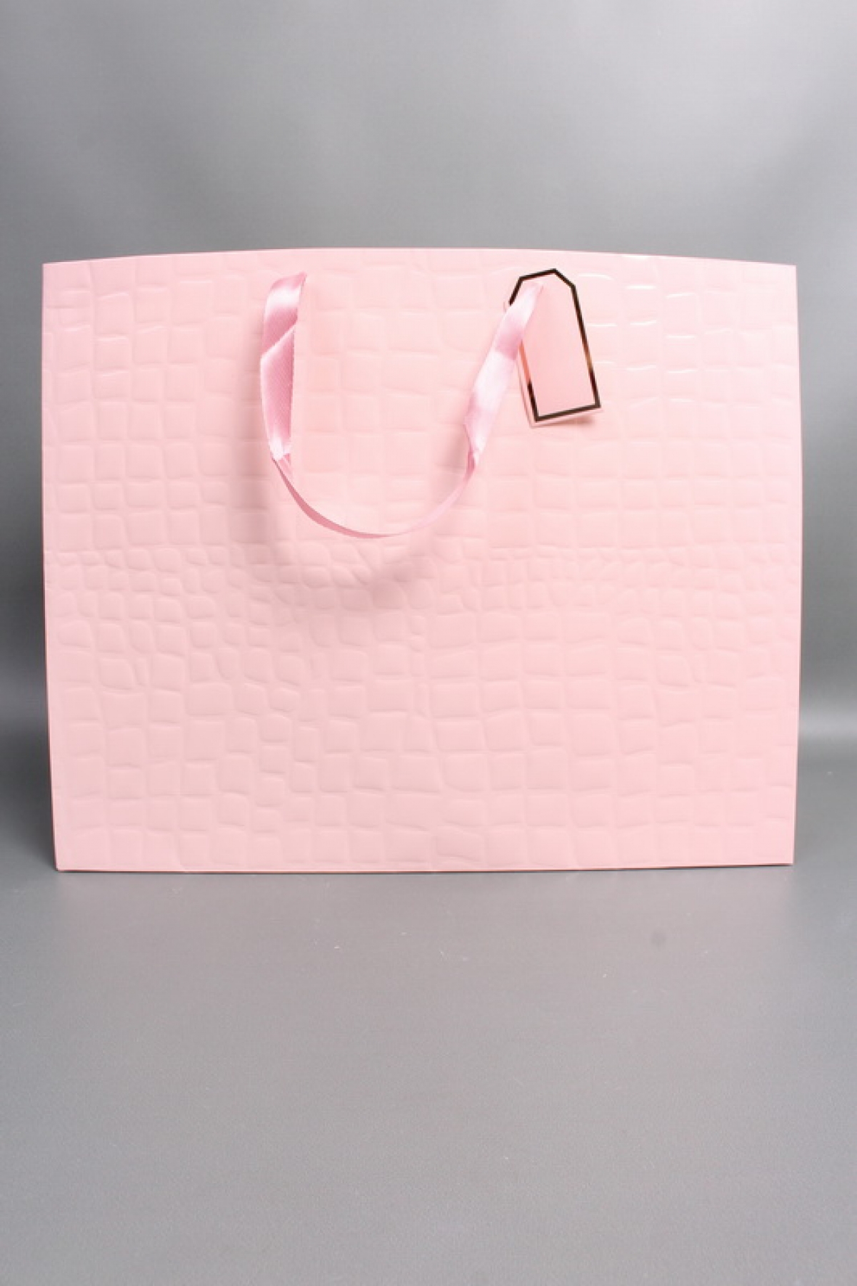 Сумка Люкс Лак тиснение кожа 50*40*15 розовый L494