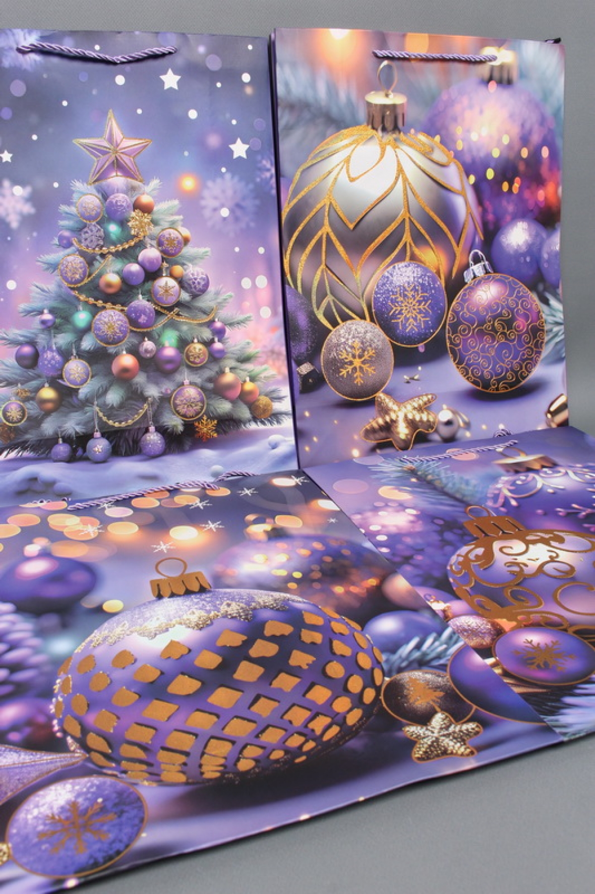 Сумка ЛЮКС Новогодняя ночь НГ с блестками 31*41*12  N1939