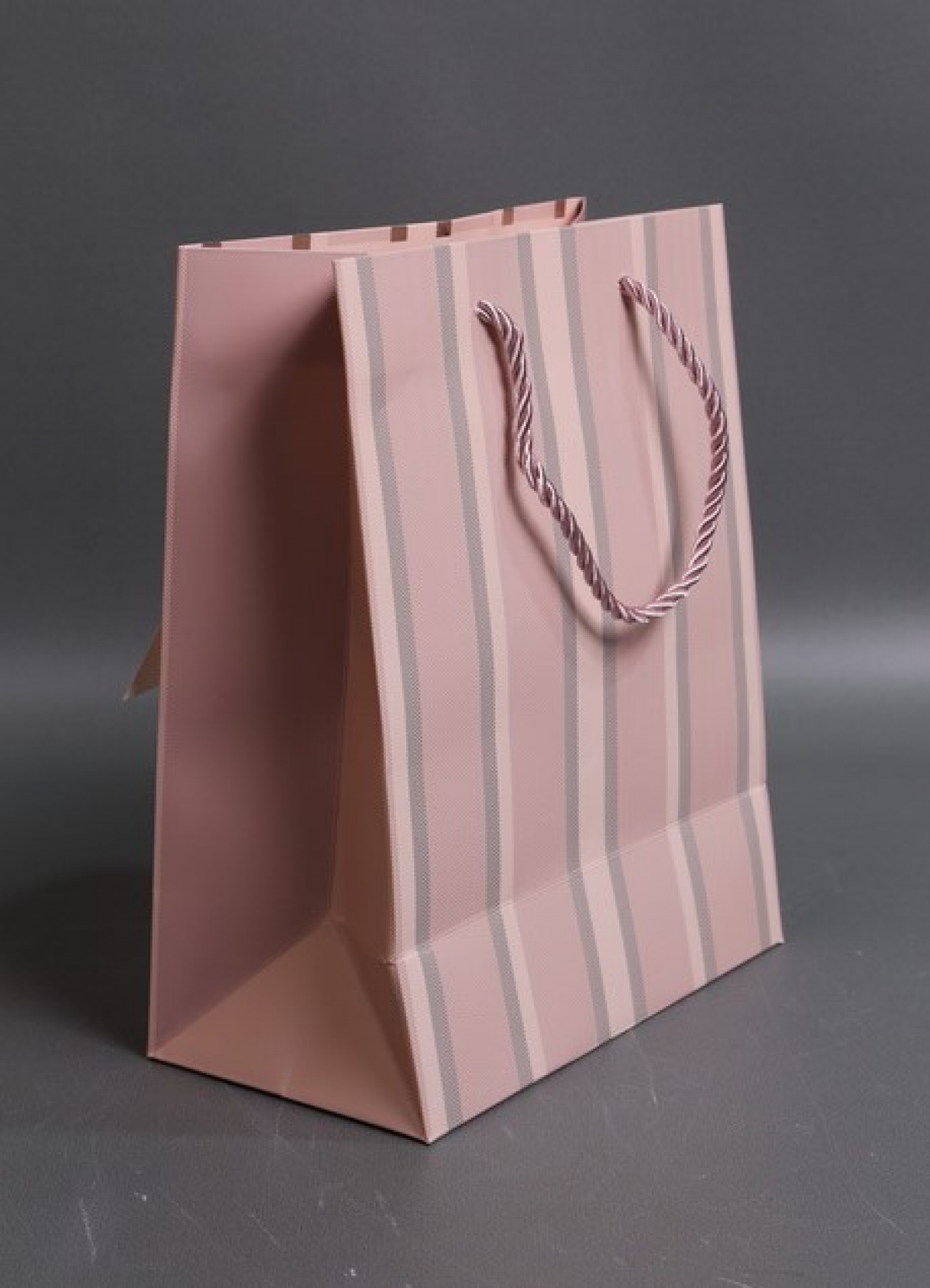 Сумка Люкс Полосы металл  18*23*10  розовый   L570