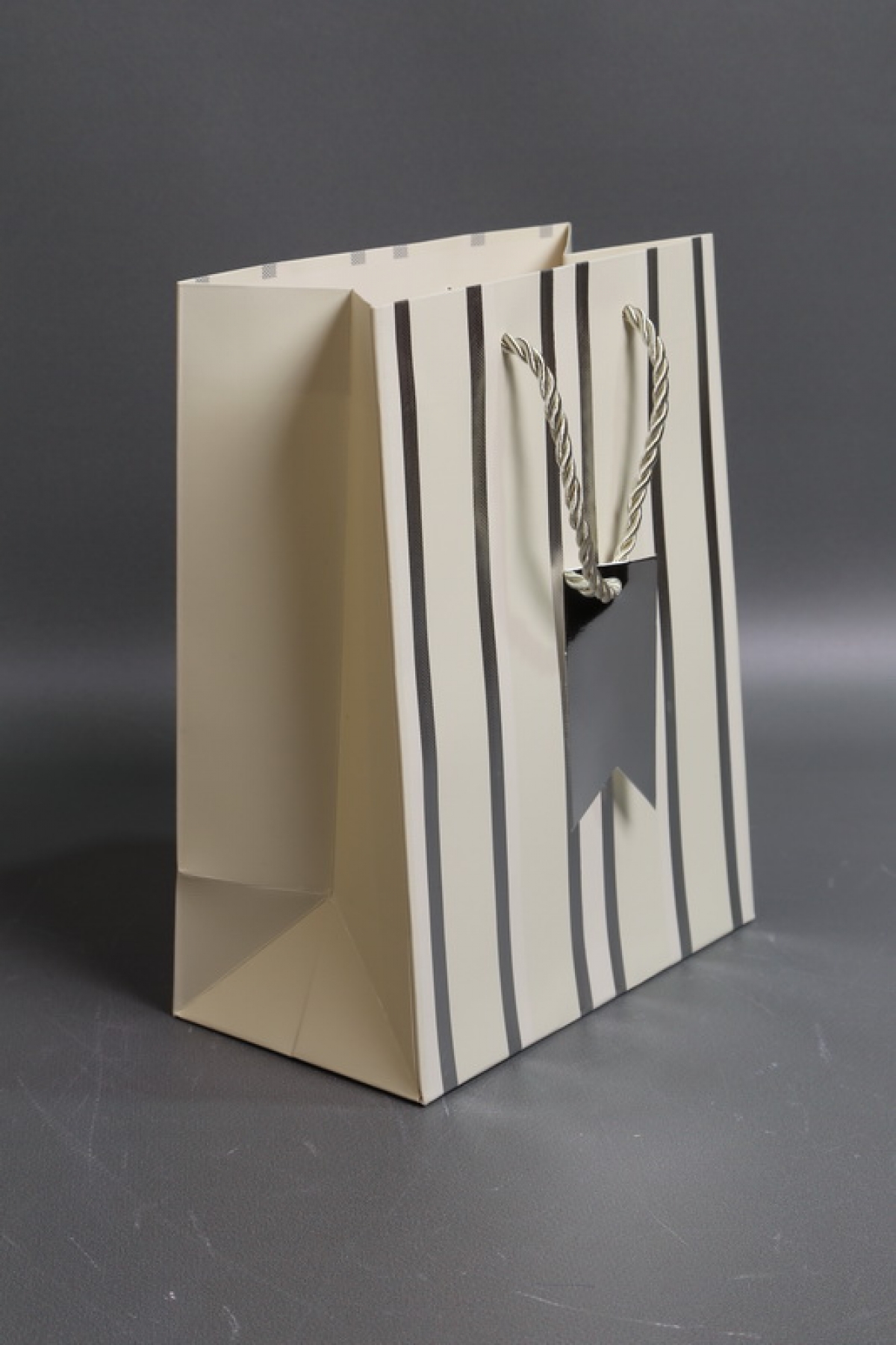 Сумка Люкс Полосы металл  18*23*10  шампань  L570