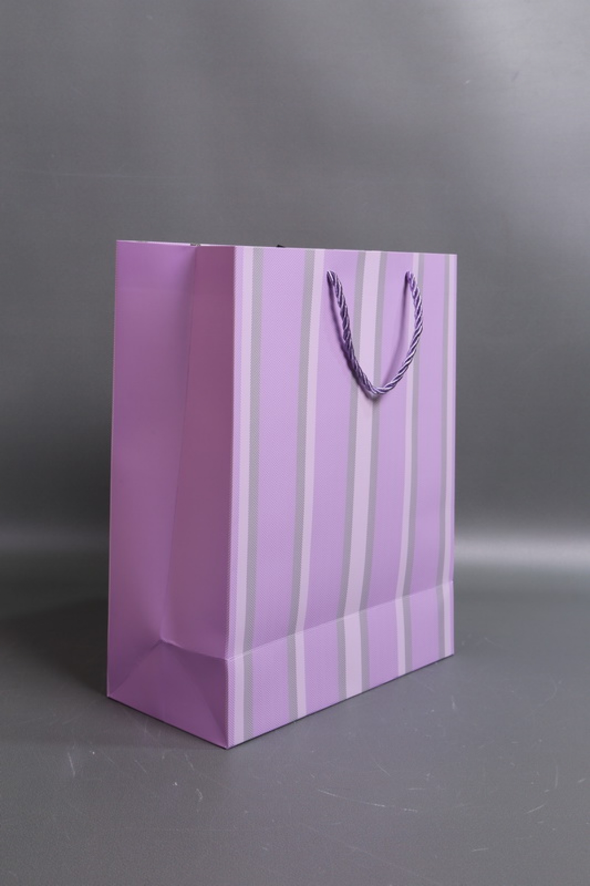 Сумка Люкс Полосы металл  32*26*12  сирень  L569