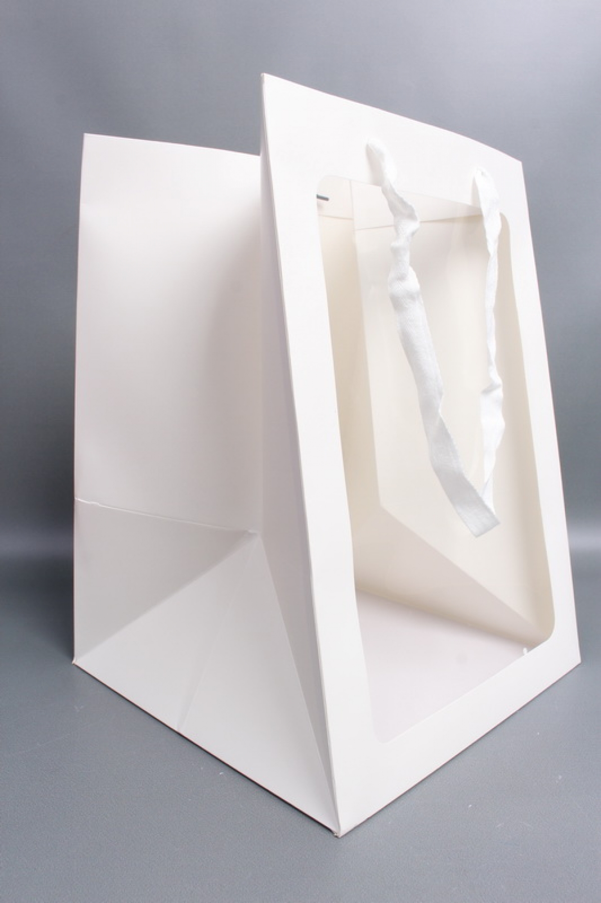 Сумка Люкс с окном 40*29*29 белый L332